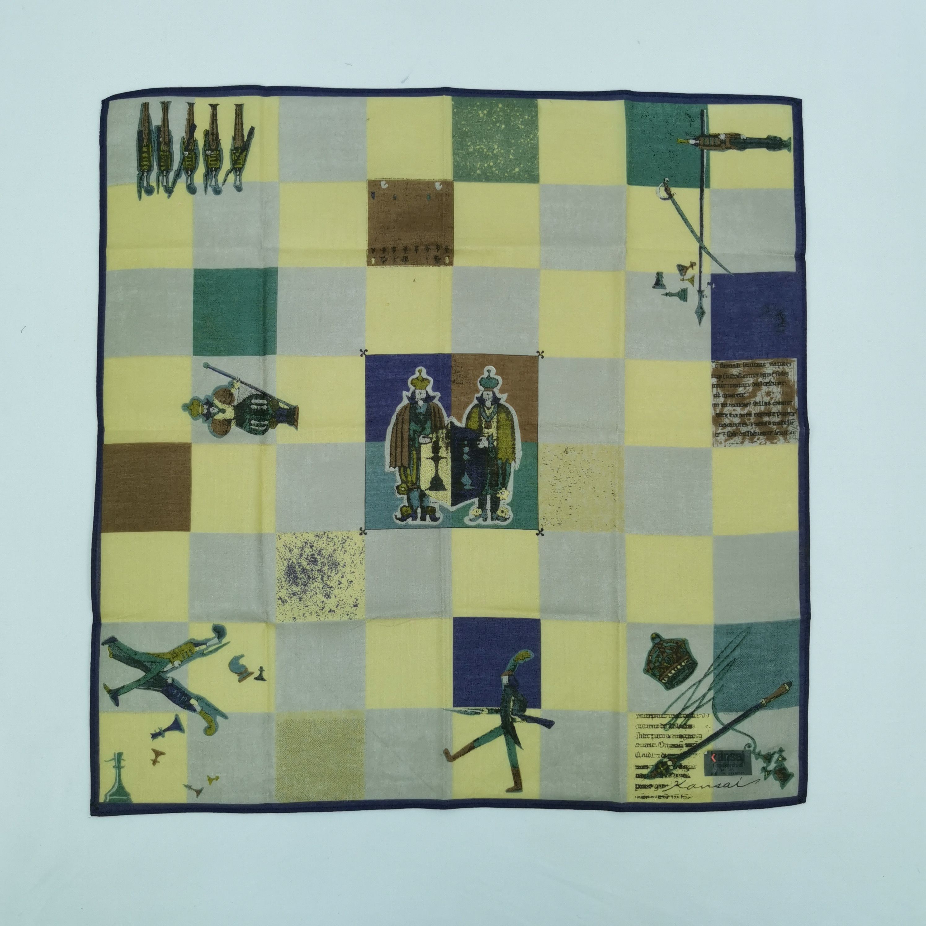Kansai Yamamoto NWT Vintage Kansai Handkerchief Neckerchief Japanese Bandana Size ONE SIZE - 2 Thumbnail