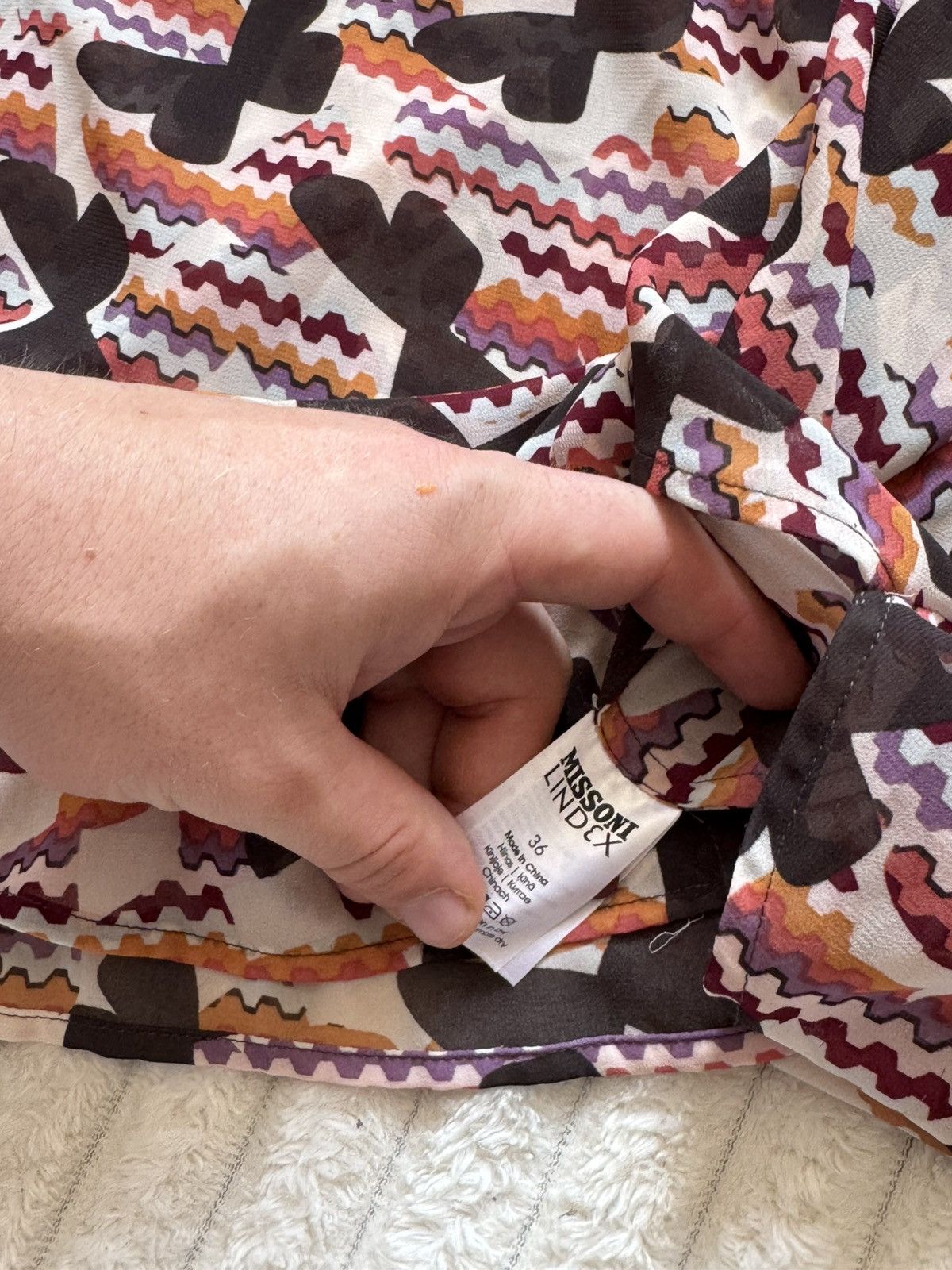 Missoni Retro Missoni Lindex Shirt Luxury Y2K Logo Size XS / US 0-2 / IT 36-38 - 5 Thumbnail