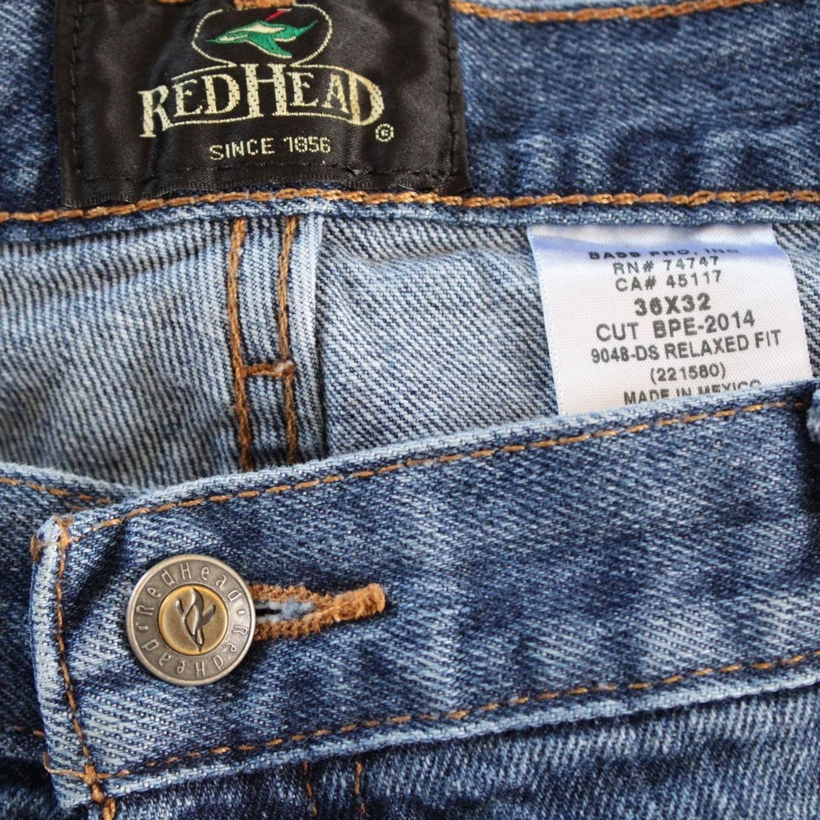 Other Vintage Blue Bass Pro Shops RedHead Denim Jeans Size US 36 / EU 52 - 6 Thumbnail