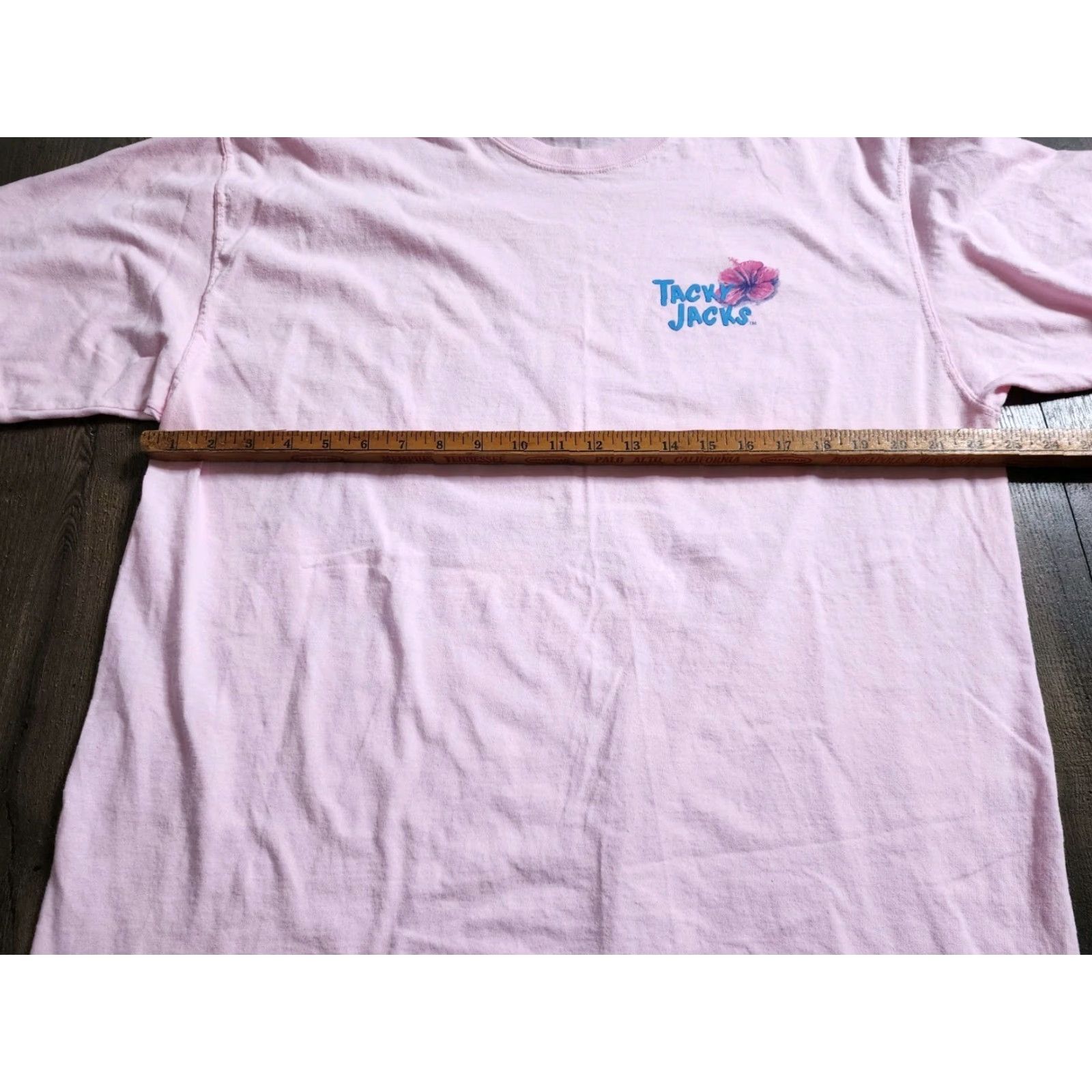 Comfort Colors Tacky Jacks FL Beach Destination Travel Funny T Shirt, Adult XL, Pink, Double Sided, Cotton, Comfort Colors, Short Sleeve, Crew Neck, Unisex Adults Size US XL / EU 56 / 4 - 2 Thumbnail