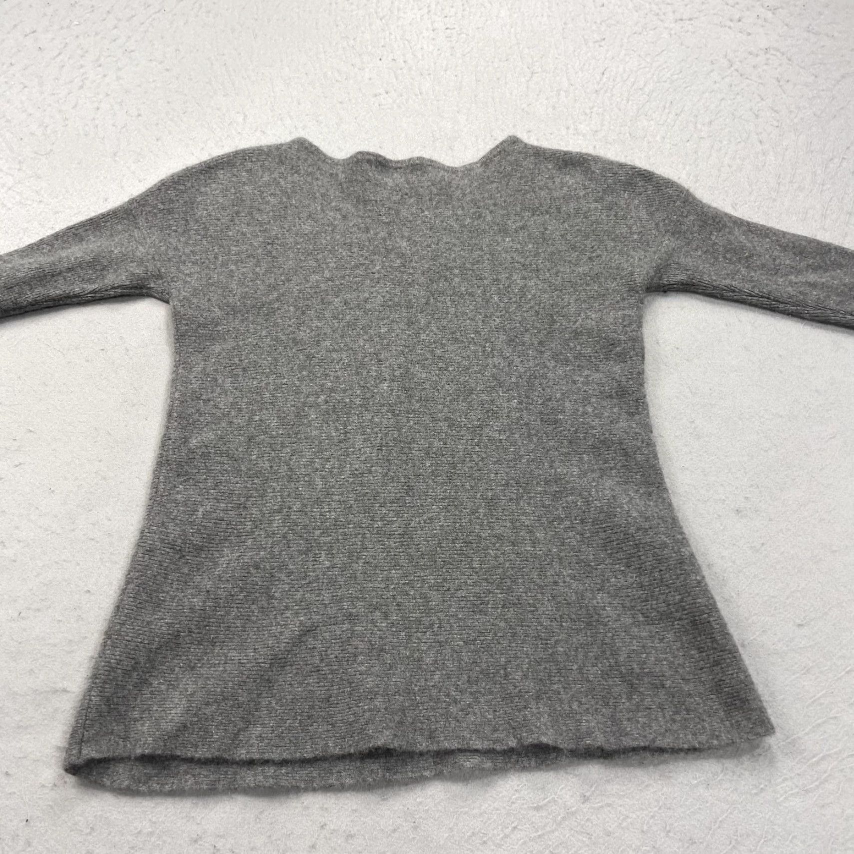 J.Crew J.CREW Collection Sweater Womens XS Gray 100% Cashmere Boat Neck Tunic Knit Crewneck Lightweight Casual Size XS / US 0-2 / IT 36-38 - 5 Thumbnail