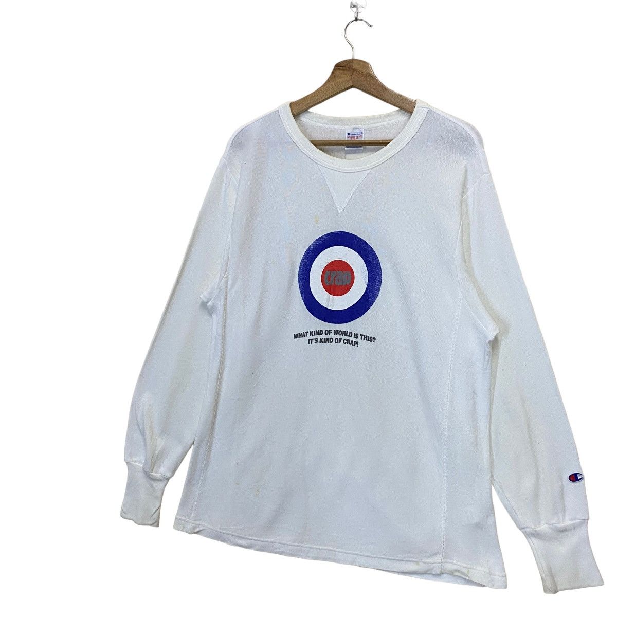 Champion Champion Reverse Weave Big Logo Crewneck Sweatshirt Size M Size US M / EU 48-50 / 2 - 3 Thumbnail