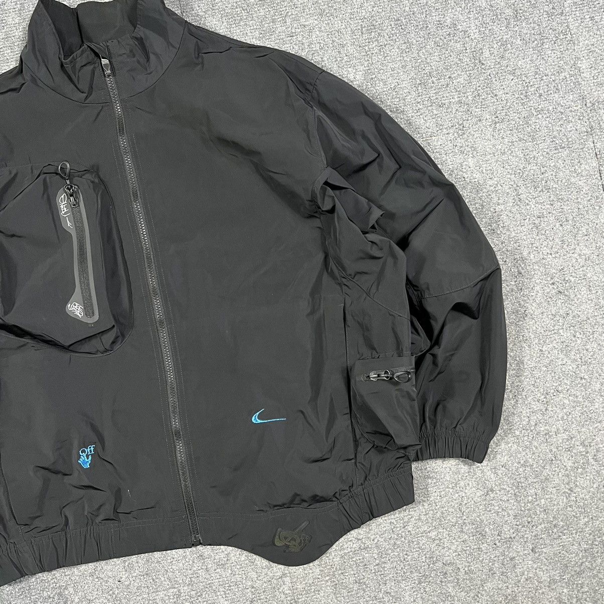 Nike × Off-White × Virgil Abloh OFF-WHITE NIKE 003 TRACKSUIT JACKET BLACK VIRGIL Size US L / EU 52-54 / 3 - 3 Thumbnail