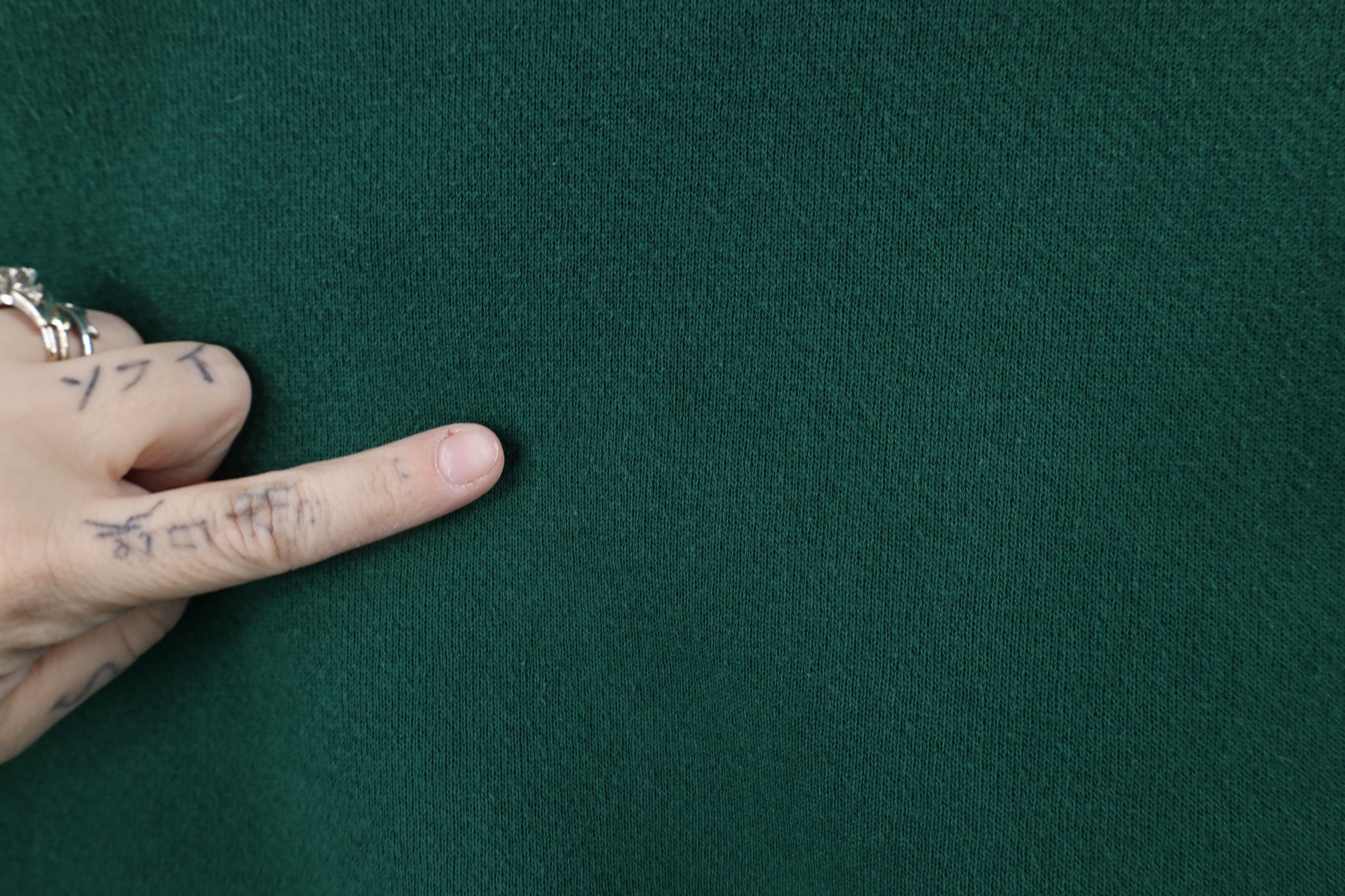 Vintage Vintage 90s Streetwear Heavyweight Sweatshirt Green USA Size US XXL / EU 58 / 5 - 5 Thumbnail