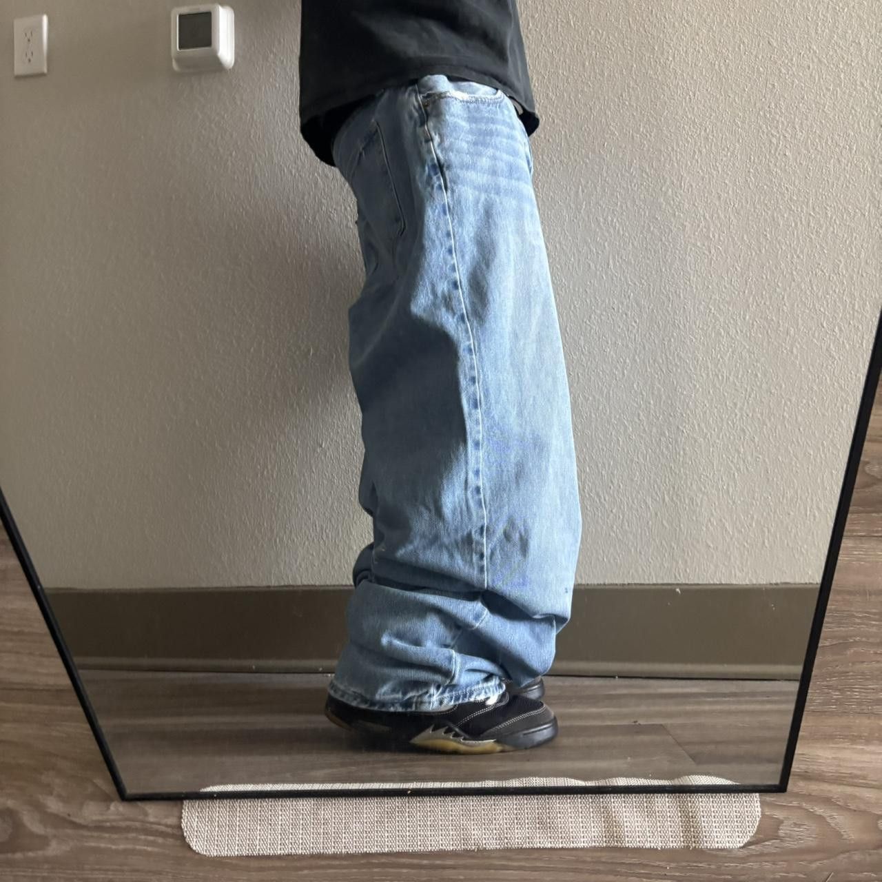 Japanese Brand Crazy Vintage Y2K/2000s Baggy Light Wash Skater Style Denim Jeans! 38x33 Size US 38 / EU 54 - 2 Thumbnail
