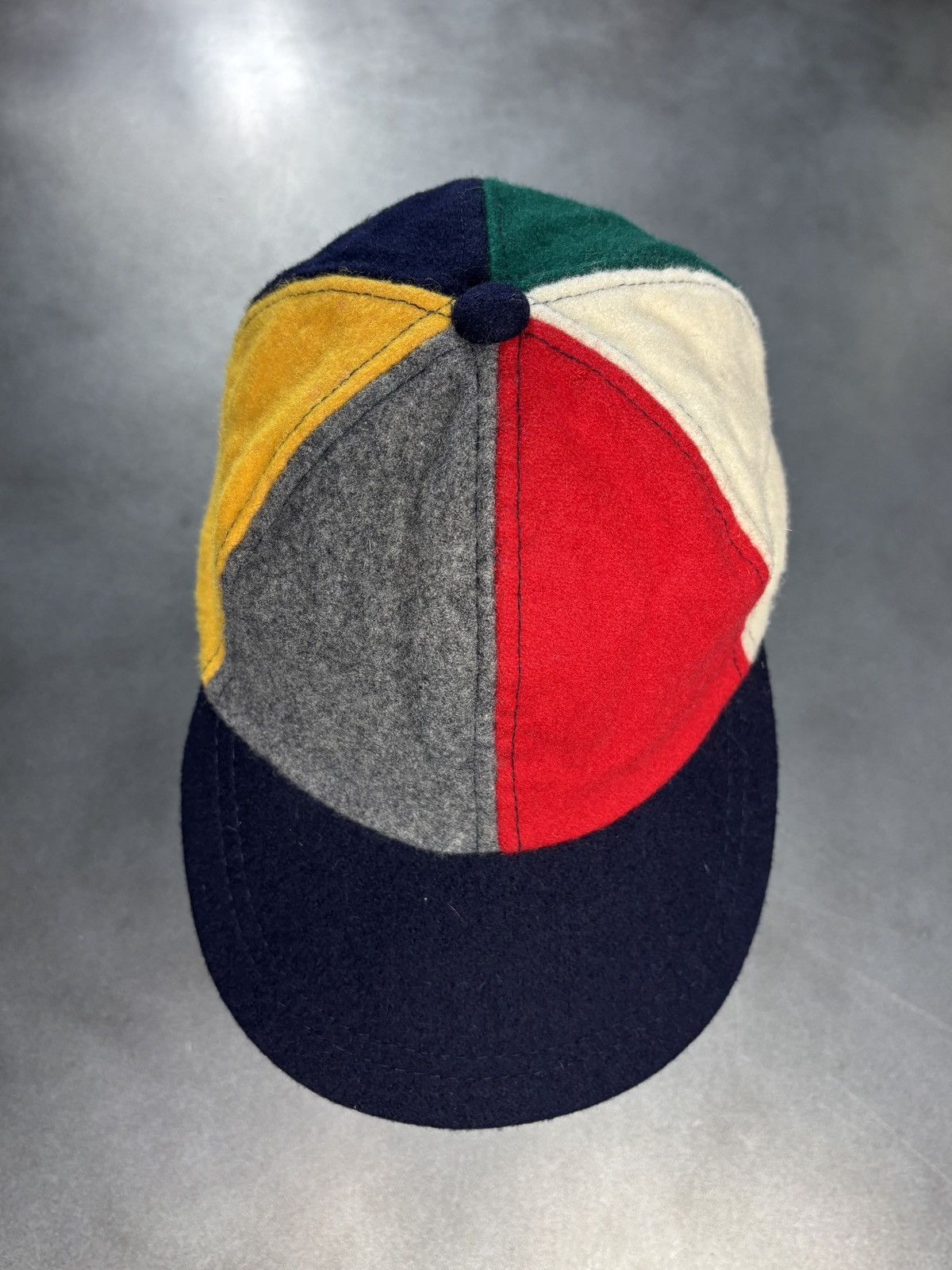 Gap × Vintage 1990s Vintage Wool Baseball Cap Bluenotes Colourblock Hat 90 Size ONE SIZE - 15 Thumbnail