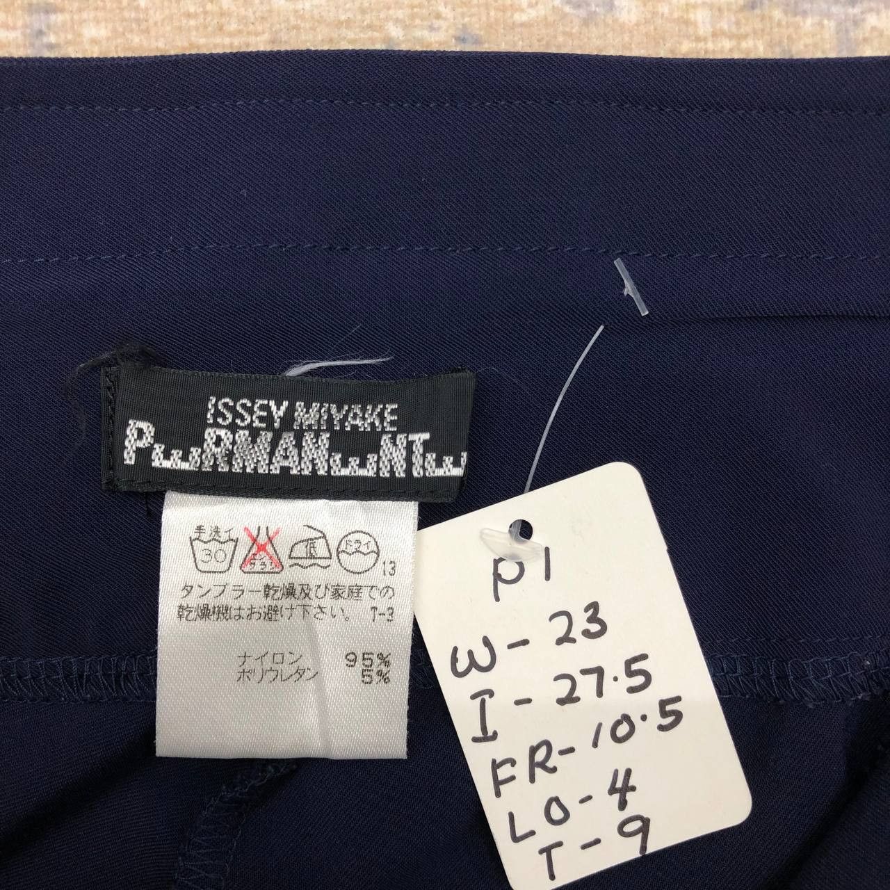 Issey Miyake P1 PERMENANTE X ISSEY MIYAKE HIGH WAIST SKINNY PANTS size M Size 28" / US 6 / IT 42 - 5 Thumbnail