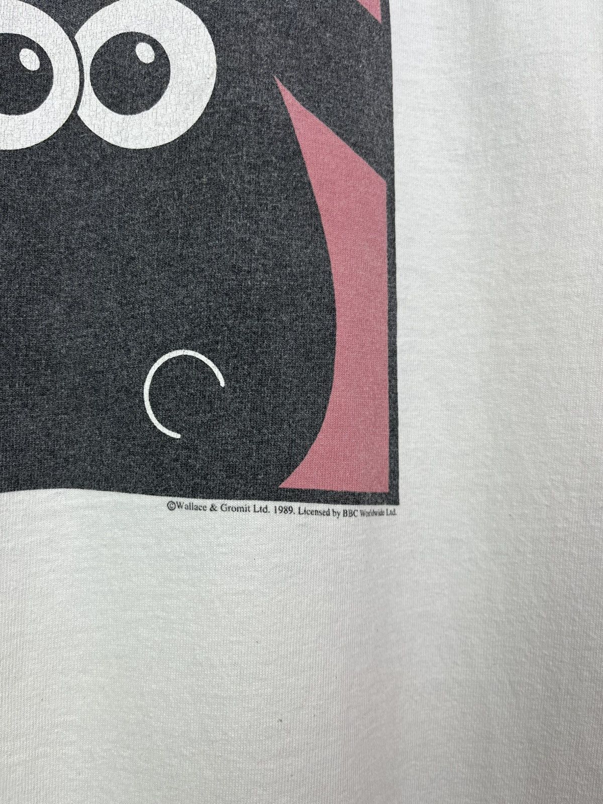 Vintage Vintage 1989 Wallace and Gromit Shaun Sheep T-shirt Rare Tee Size US L / EU 52-54 / 3 - 5 Thumbnail