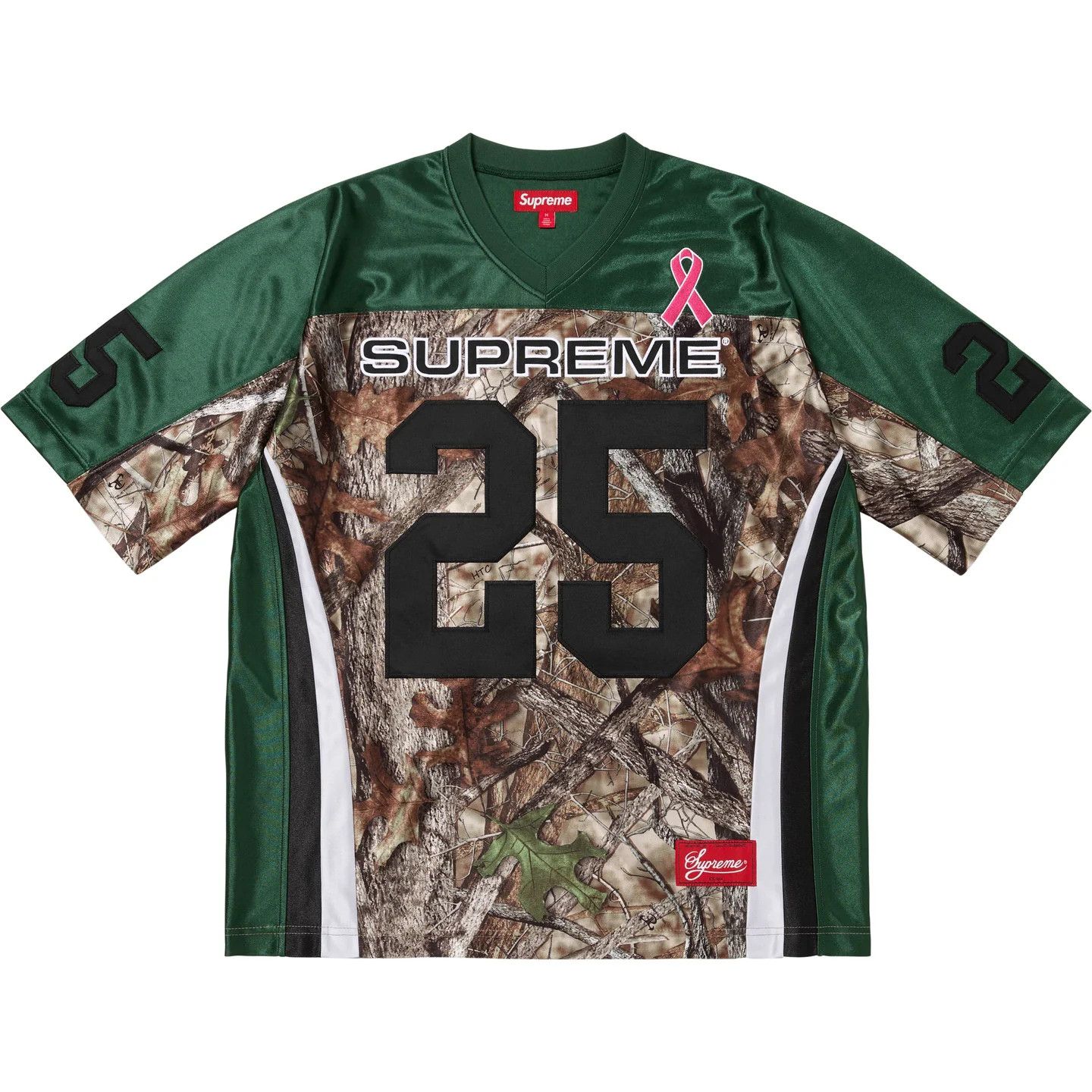 Supreme Supreme Breast Cancer Awareness Football Jersey Green Size US XXL / EU 58 / 5 - 1 Thumbnail