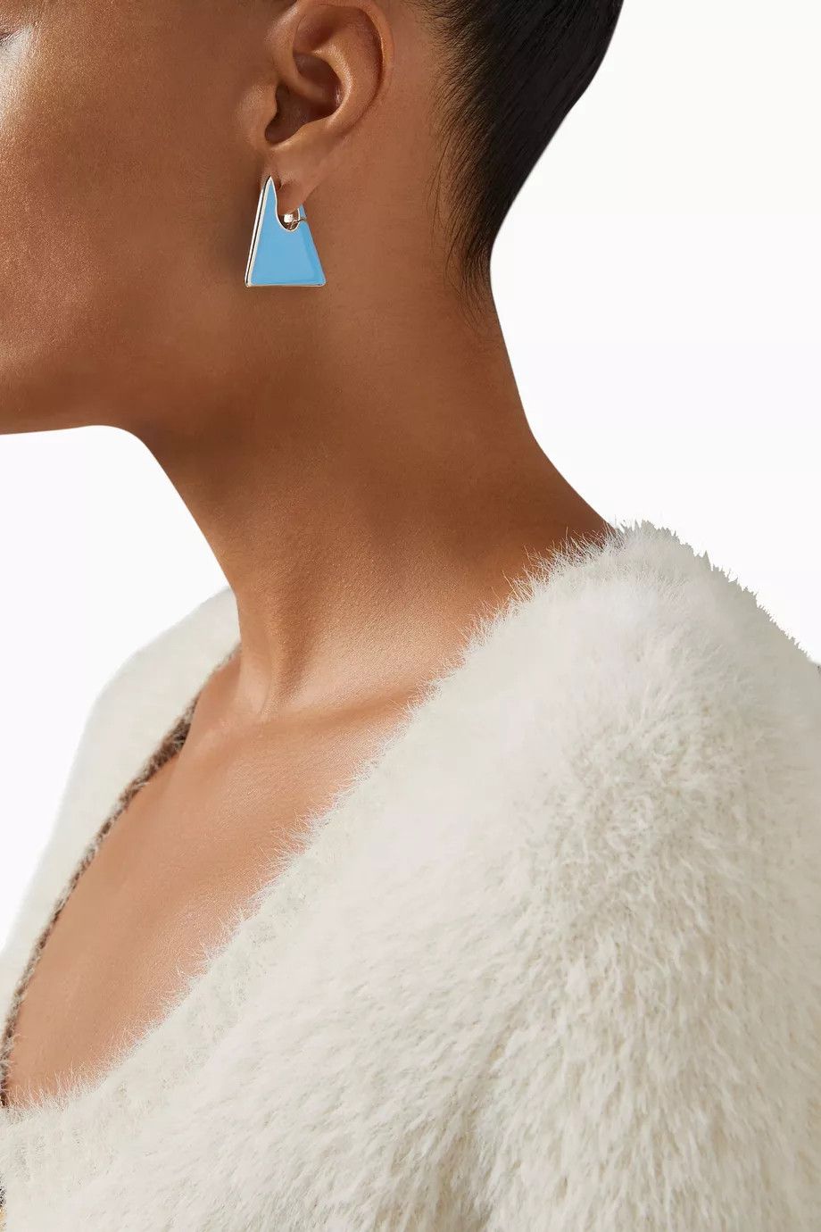 Bottega Veneta o1n1vont1124 Size: OS / Sterling Earrings in Wave Size ONE SIZE - 2 Thumbnail