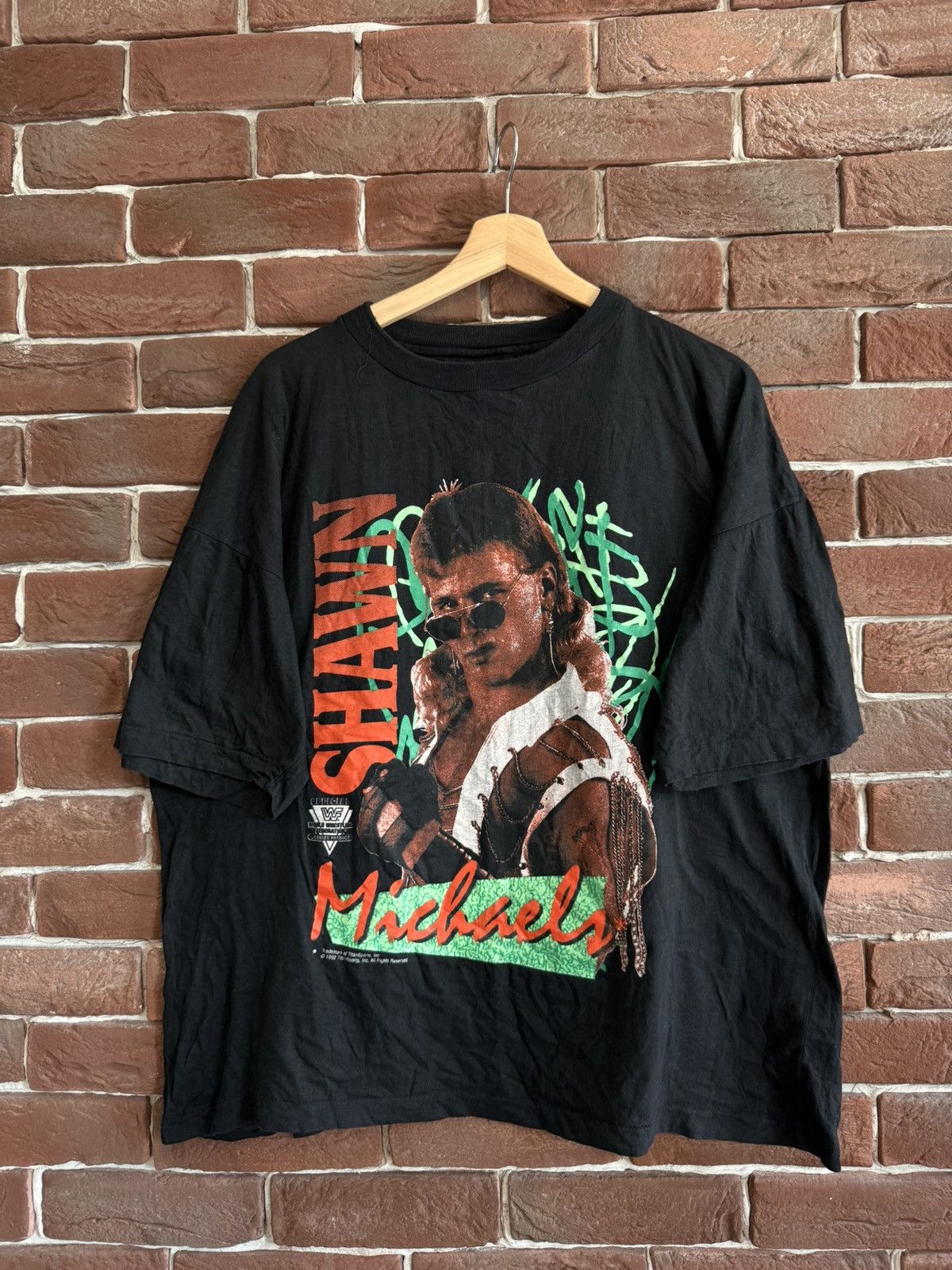 Vintage Vintage 1992 WWE WWF Shawn Michaels Grail 90s XL Vintage
