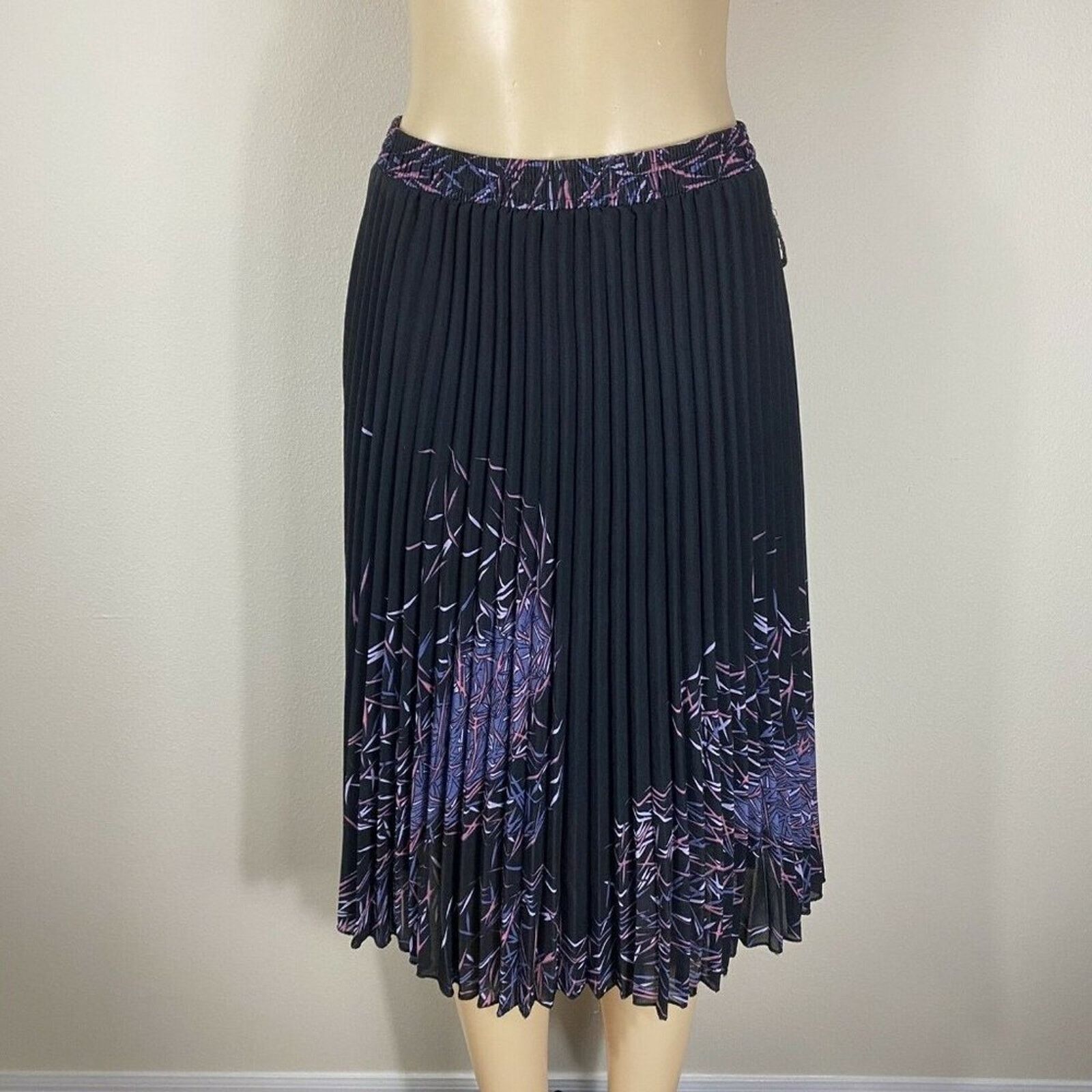 & Other Stories Pleated Skirts Female A-Line Midi Skirt One Size Size 24" / US 00 / IT 34 - 2 Thumbnail