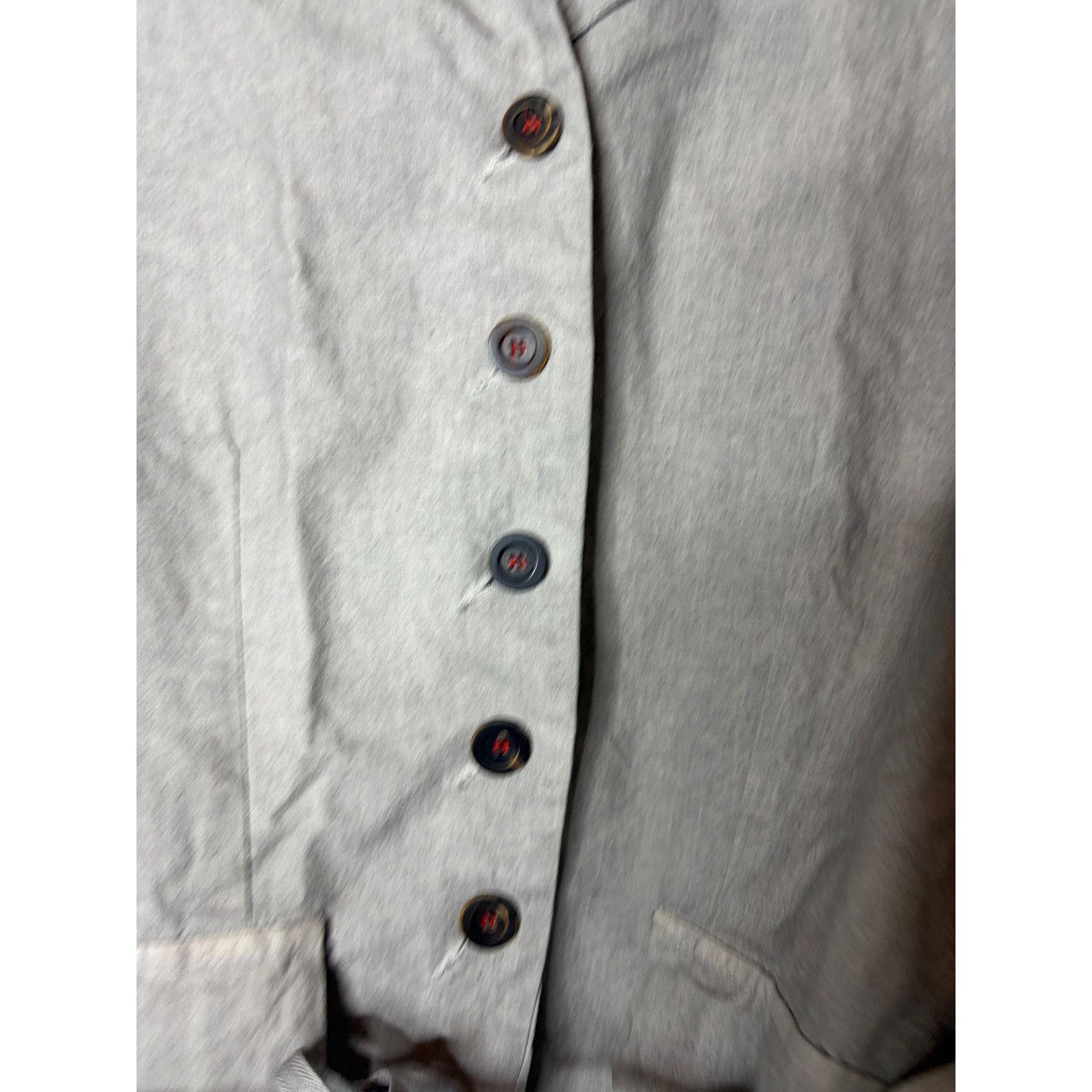 Other Hannon Wessel grey cotton button down blazer jacket sz 34 XS Size XS / US 0-2 / IT 36-38 - 5 Thumbnail
