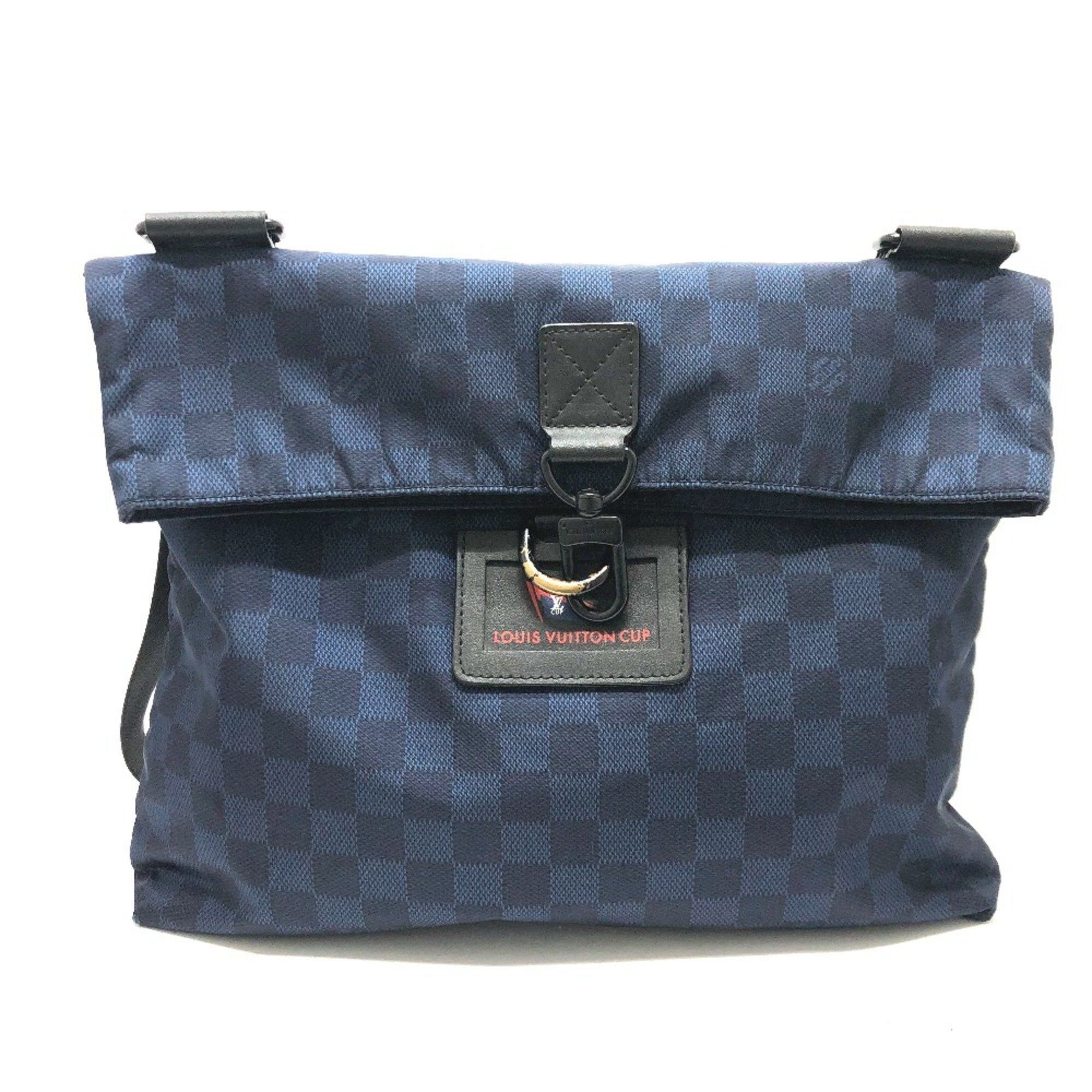 Louis Vuitton Louis Vuitton N41251 Damier Challenge shoulder bag Shoulder Bag Navy Black Size ONE SIZE - 1 Thumbnail