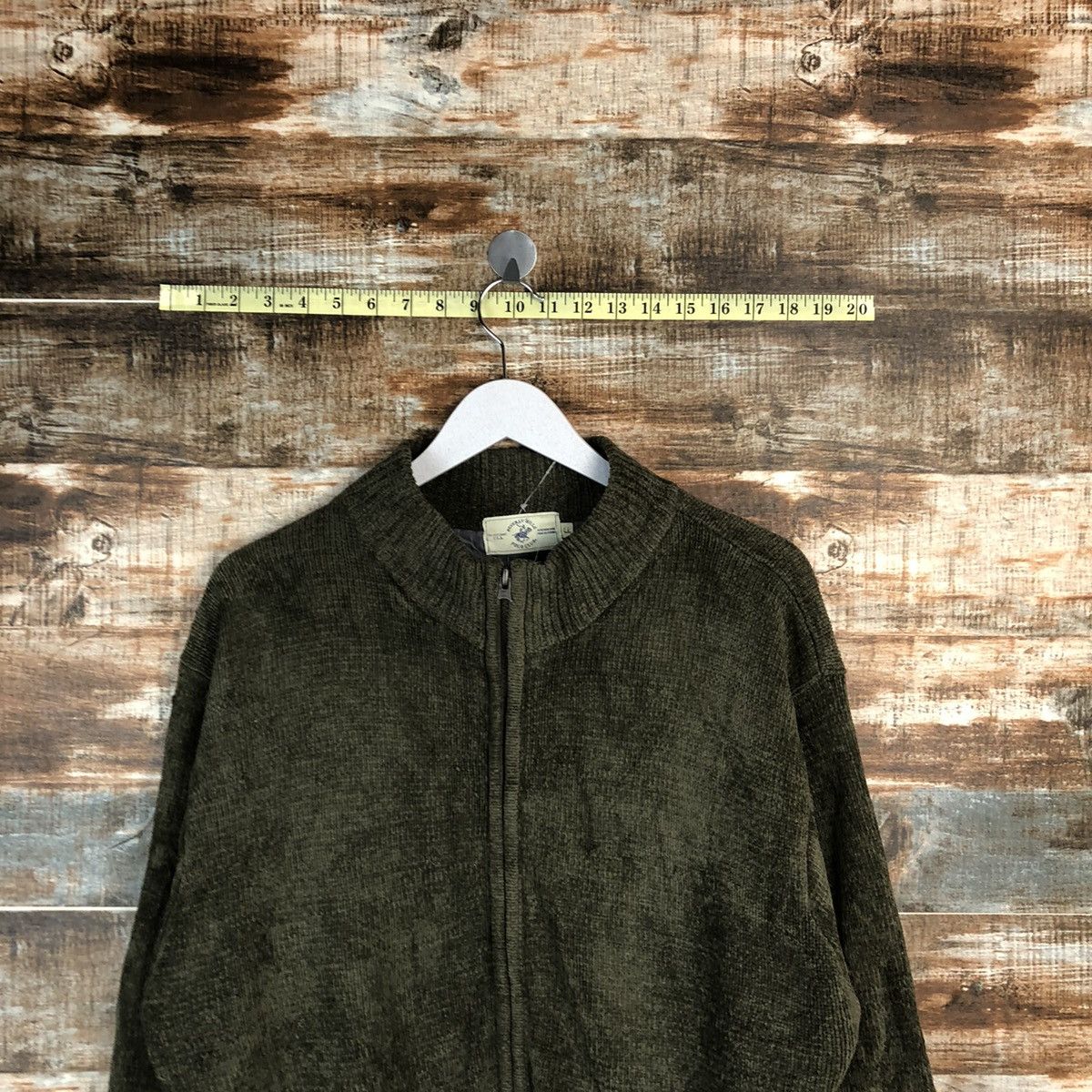 Beverly Hills Polo Club × Vintage Beverly Hills Polo Club Dark Green Sweather #A1594 Size US L / EU 52-54 / 3 - 4 Thumbnail