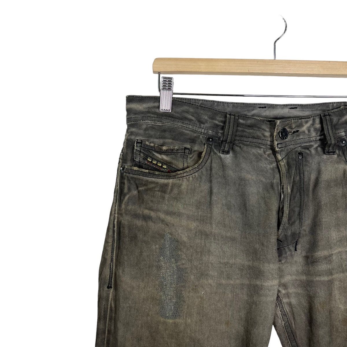 Diesel 🔥 FLARE DIESEL DISTRESSED DYED JEANS Size US 34 / EU 50 - 7 Thumbnail