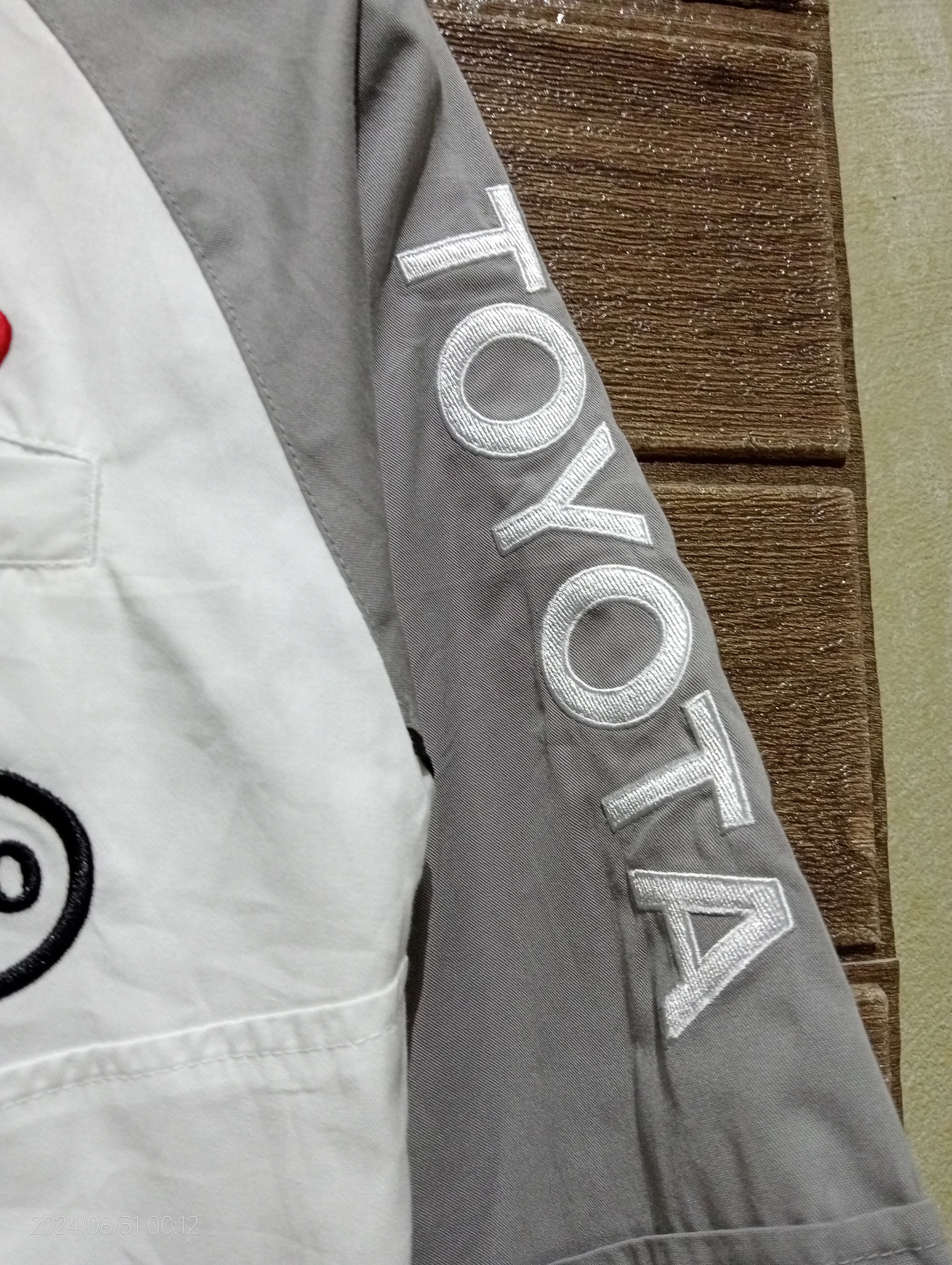 Formula 1 VTG '90s Panasonic Toyota Racing Embroidery Shirt Very Rare Size US L / EU 52-54 / 3 - 5 Thumbnail