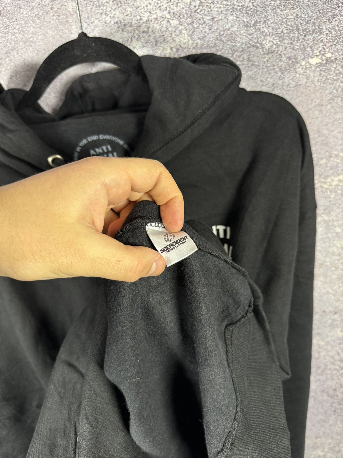 Anti Social Social Club ASSC Anti Social Social Club Hoodie Black Streetwear Large Size US L / EU 52-54 / 3 - 9 Thumbnail