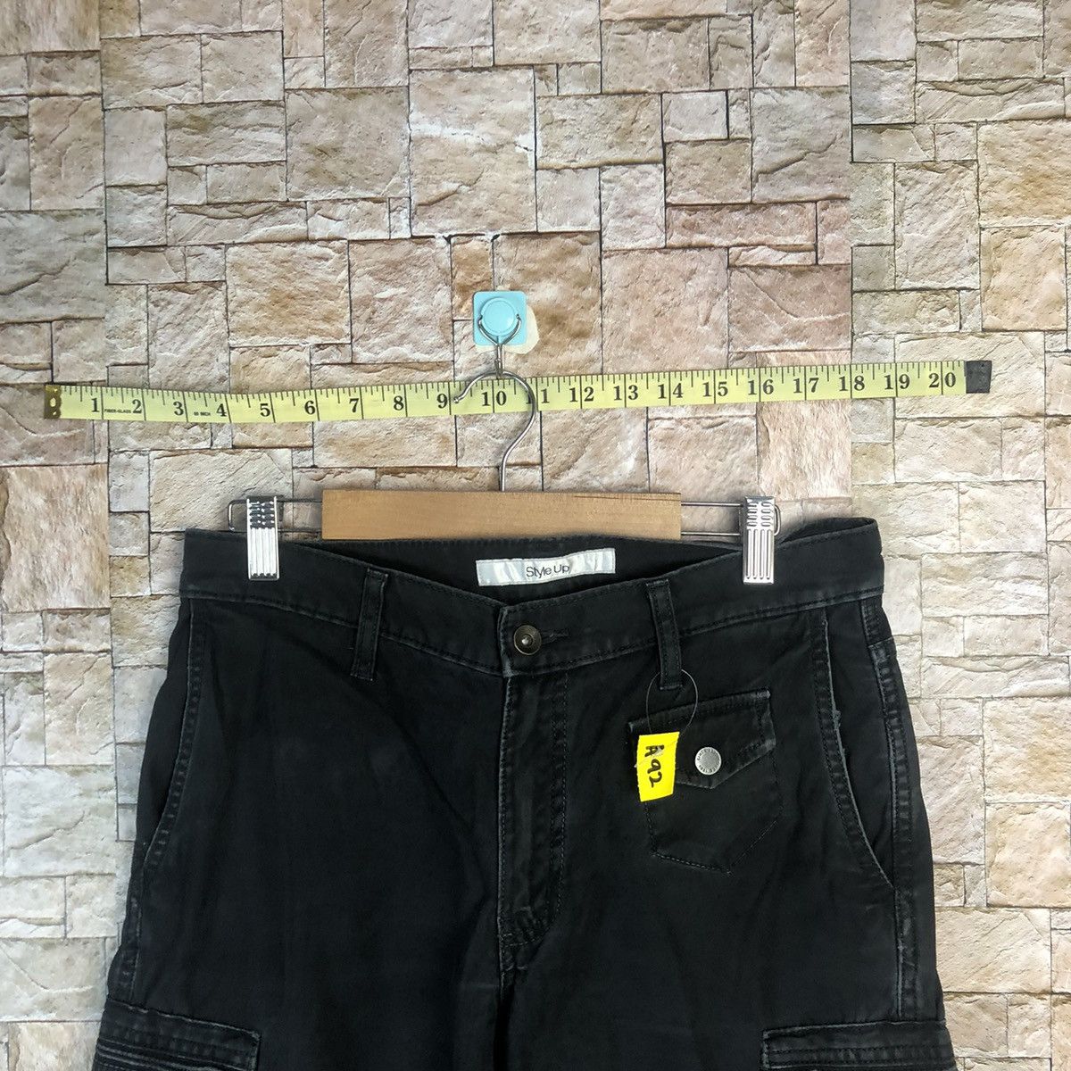 Japanese Brand Style Up japan utility Black Cargo Multipocket Pants #A92 Size US 30 / EU 46 - 4 Thumbnail
