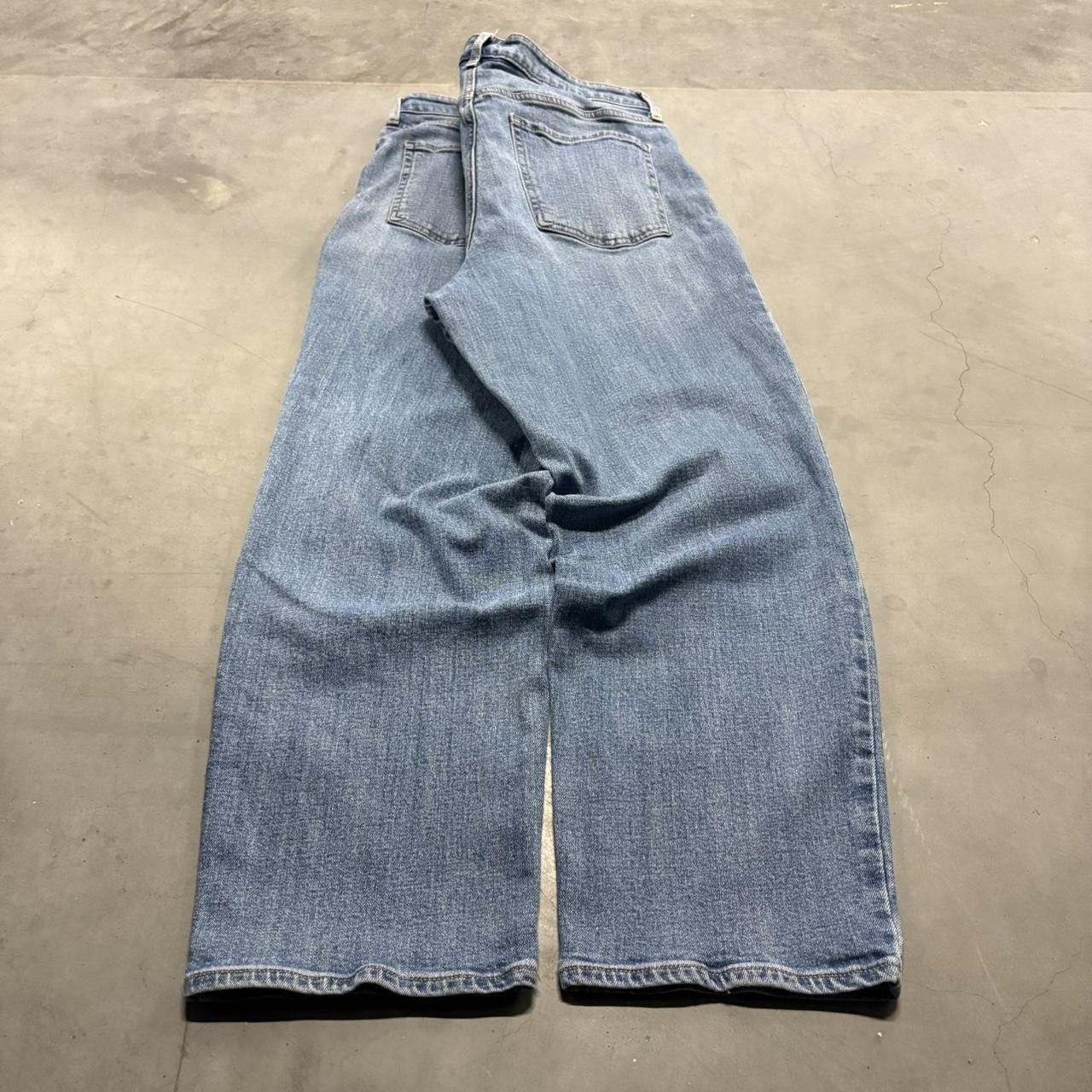 Old Navy Crazy Vintage Y2K/2000s Baggy Old Navy OG Loose Light Blue Wash Denim Jeans! Size US 34 / EU 50 - 4 Thumbnail