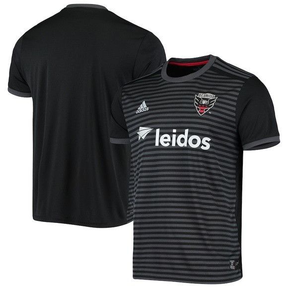 Adidas Nwt Men's adidas Black D.C. United 2018 Replica Jersey XL Size US XL / EU 56 / 4 - 1 Thumbnail