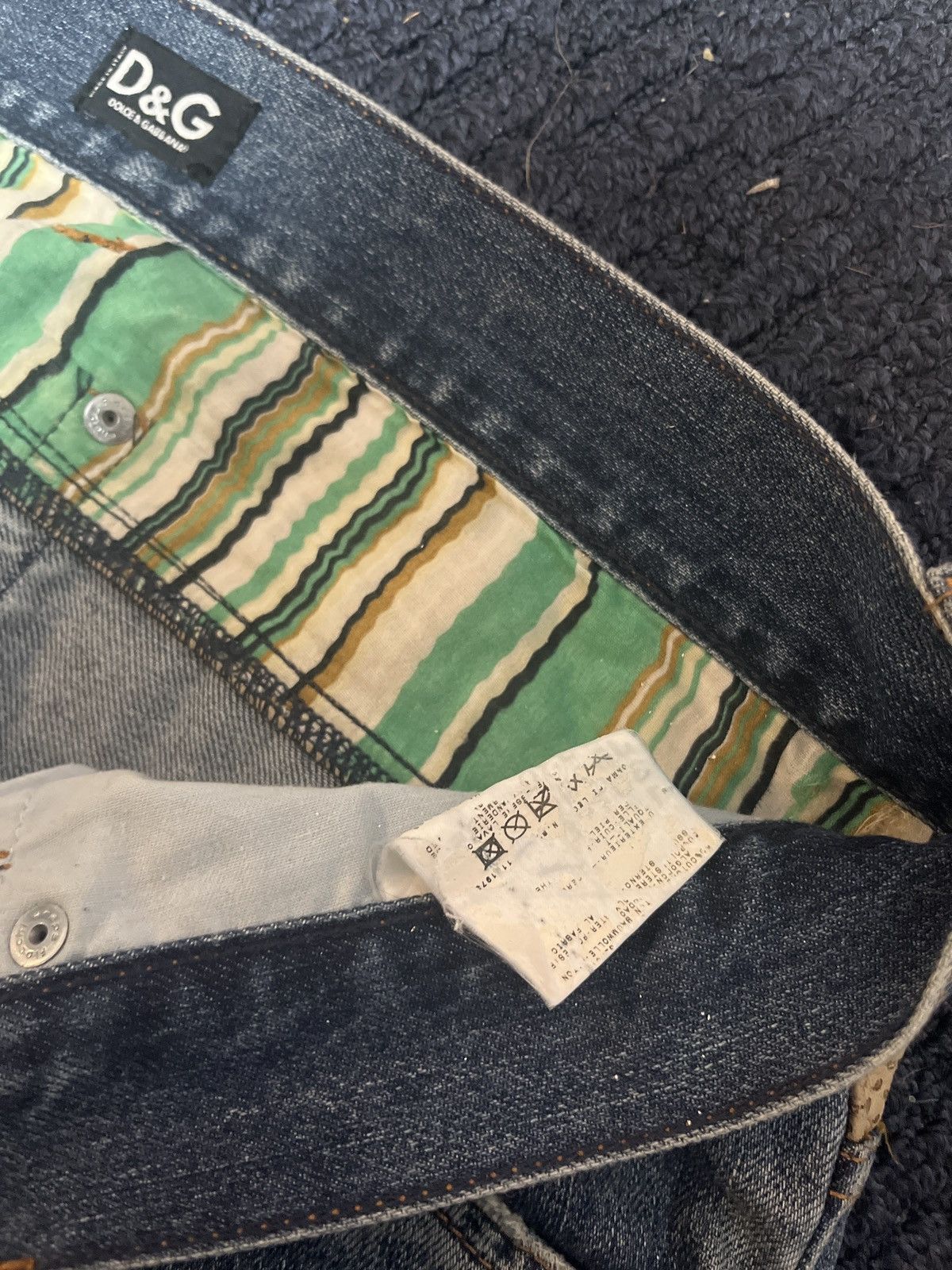 Designer × Dolce & Gabbana Dolce and Gabbana Distressed denim Size US 34 / EU 50 - 7 Thumbnail
