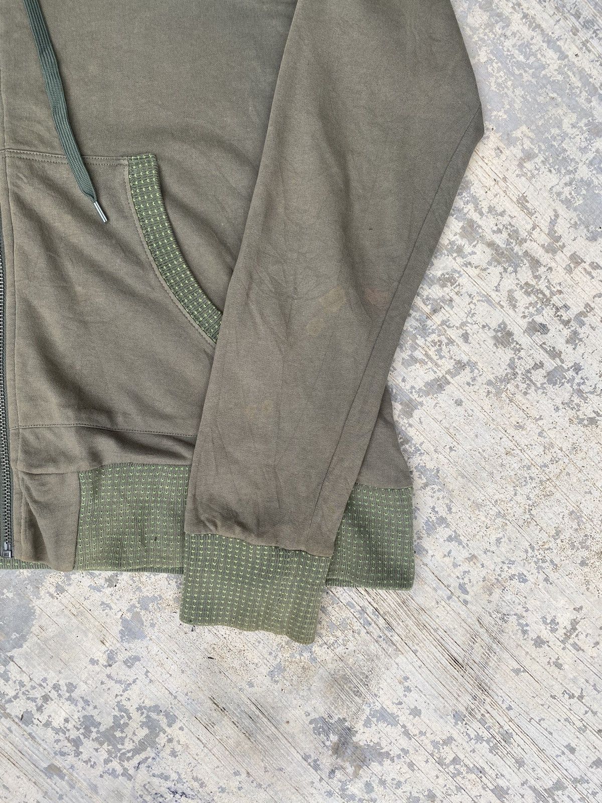 Diesel × Vintage Vintage Diesel Sun Faded Olive Green Hoodies Size US XS / EU 42 / 0 - 4 Thumbnail