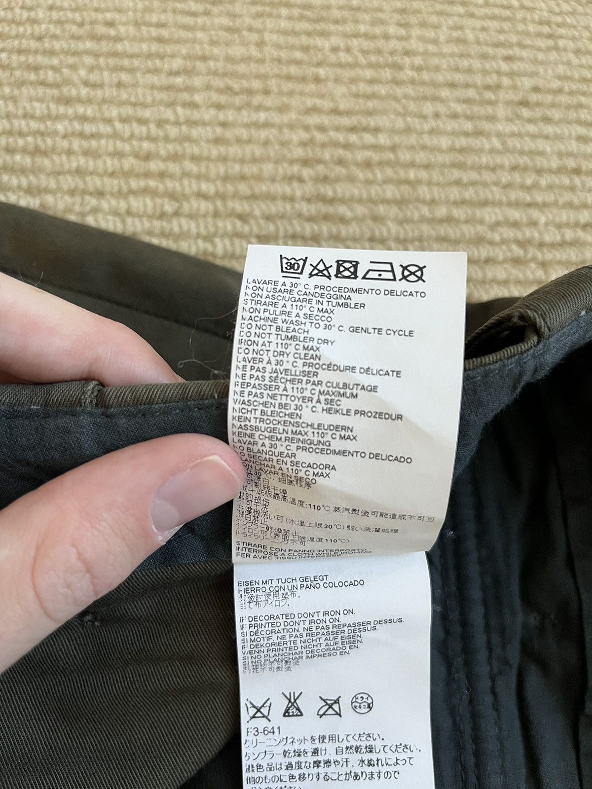 Maison Margiela Olive Green Maison Margiela Cargo Pants Size US 32 / EU 48 - 4 Thumbnail