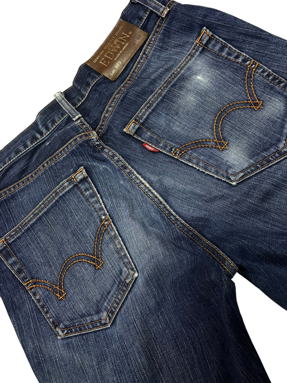 Edwin × Japanese Brand Edwin 503 Made in Japan Faded Regular Jeans Size US 31 - 5 Thumbnail