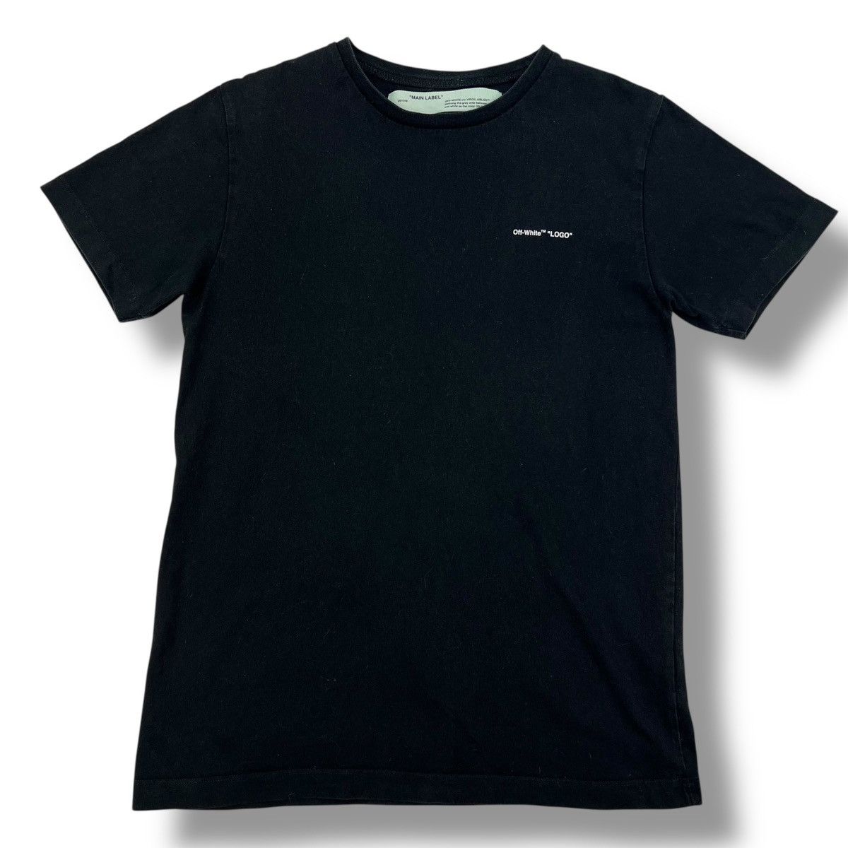 Off-White Off-White Mini Logo Black T Shirt Size US S / EU 44-46 / 1 - 2 Thumbnail