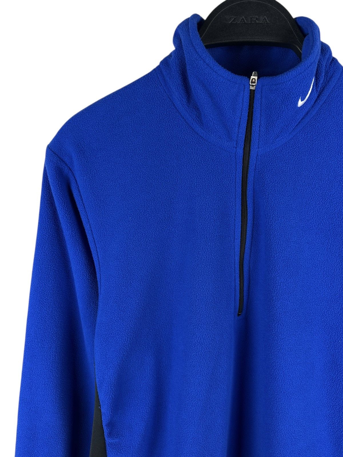 Nike Vintage 90’s Nike Fit Fleece Pullover Swoosh Logo Y2K Size US M / EU 48-50 / 2 - 2 Thumbnail