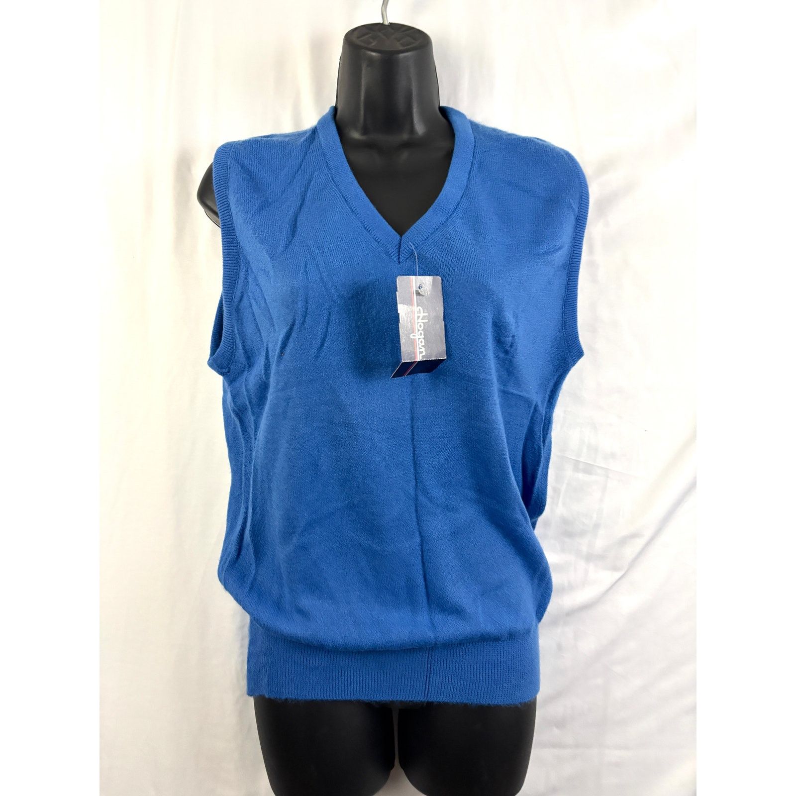Hogan Vtg Lady Hogan Sleeveless Sweater Vest Small Blue NWT Size S / US 4 / IT 40 - 2 Thumbnail