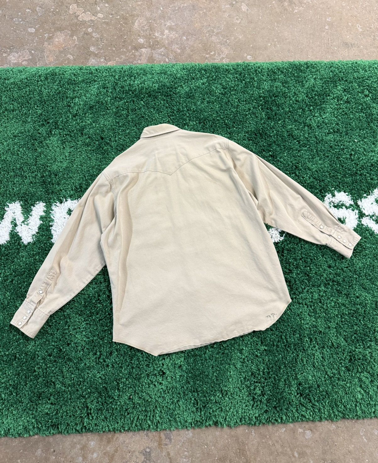 Vintage × Wrangler Vintage Wrangler Cowboy Yoke Pocket Work Shirt 2XL XXL Size US XXL / EU 58 / 5 - 6 Thumbnail
