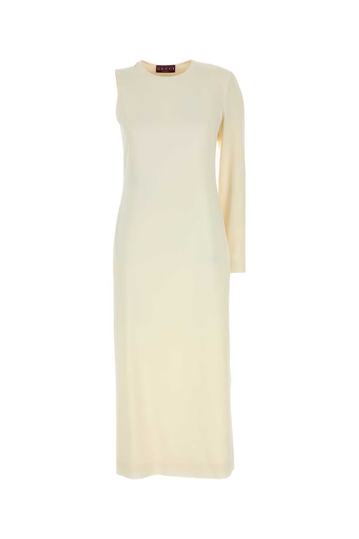 Gucci o1la5ras0526 One-Shoulder Dress in Ivory Size S / US 4 / IT 40 - 1 Thumbnail