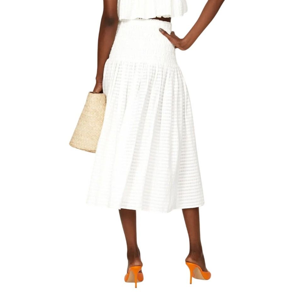 Tanya Taylor Tanya Taylor Lily Skirt in White, Size M Size 30" / US 8 / IT 44 - 3 Thumbnail