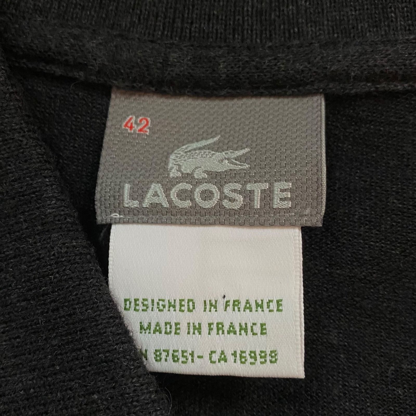 Lacoste × Vintage Vintage Lacoste Wool Blend Long Sleeve Button Up Size M / US 6-8 / IT 42-44 - 3 Thumbnail