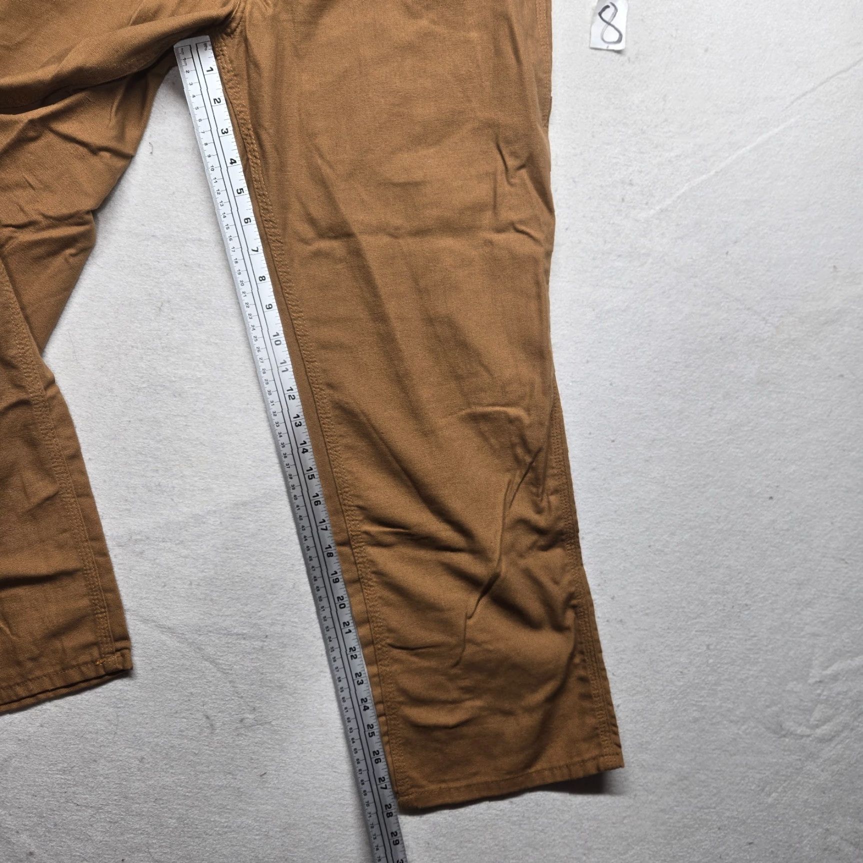 Carhartt Carhartt Pants Mens Dungaree Canvas Brown 34x36 51374 Thick Material Great Condition RN 51374 Mens Pants Brown Canvas Dungaree 34x36 Carhartt Size US 34 / EU 50 - 6 Thumbnail
