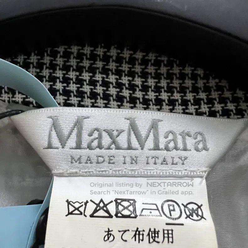 Max Mara Max Mara Black and White Houndstooth Coat Size XXS / US 00 / IT 34 - 3 Thumbnail