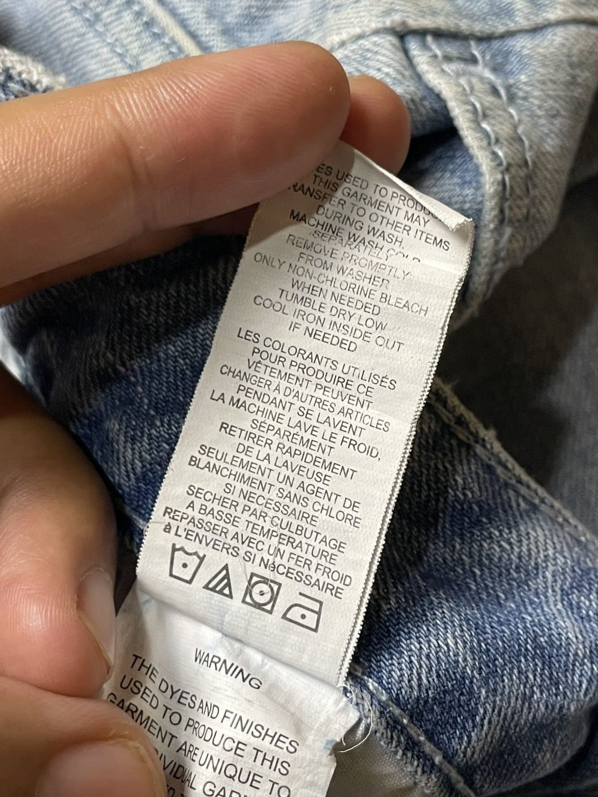 Japanese Brand × Vintage SALEM7 Morningstar Denim Jeans (92) Size US 32 / EU 48 - 12 Thumbnail