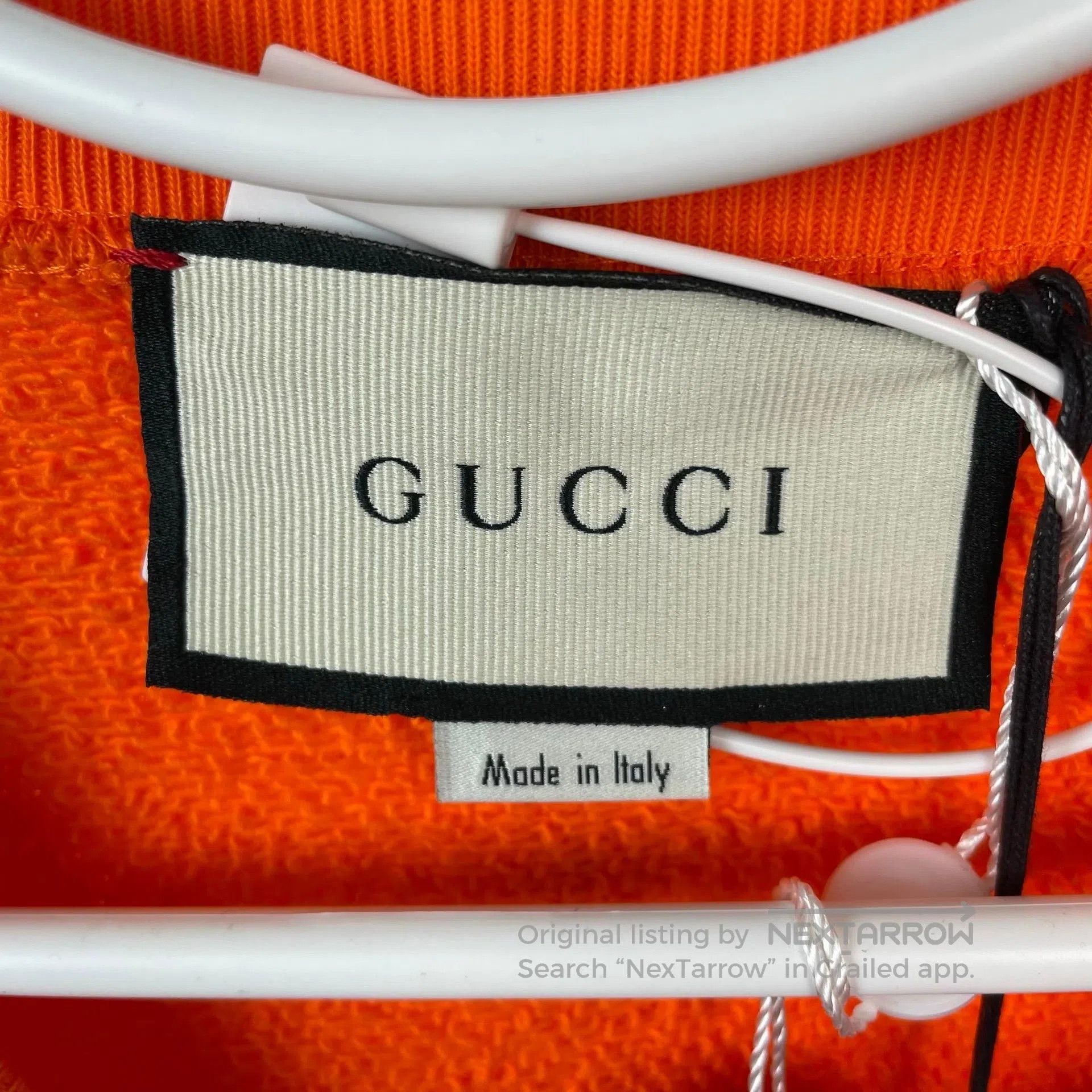 Gucci Guicci Letter sequin orange sweatshirt| Size US S / EU 44-46 / 1 - 5 Thumbnail