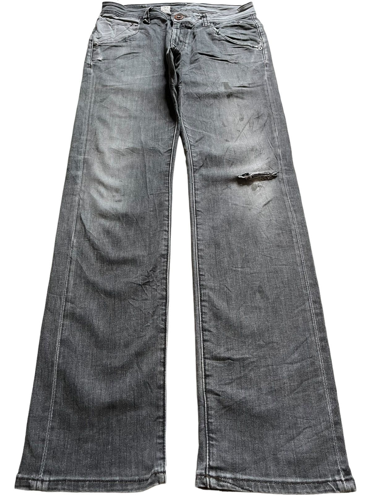 Volcom SALES🔥Vintage Volcom Faded Wash Distressed Skate Jeans Size US 31 - 1 Thumbnail