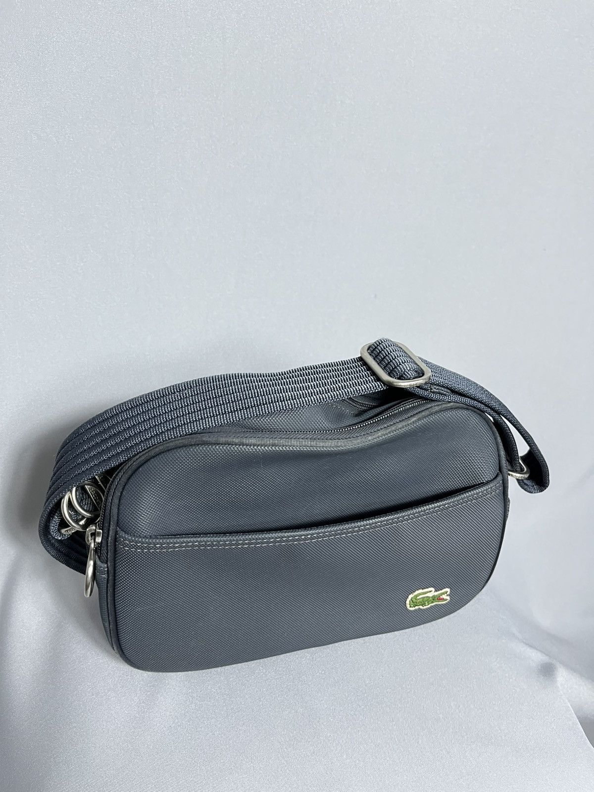 Lacoste Lacoste messenger bag onesize blue/gray belt Size ONE SIZE - 2 Thumbnail