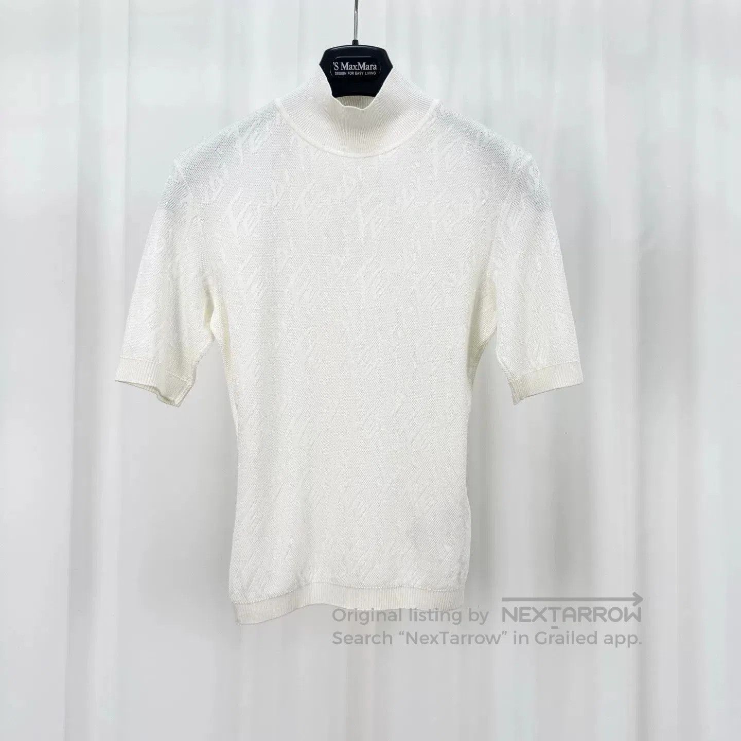 Fendi Fendi Logo Print Knit Short Sleeve. Size S / US 4 / IT 40 - 1 Thumbnail