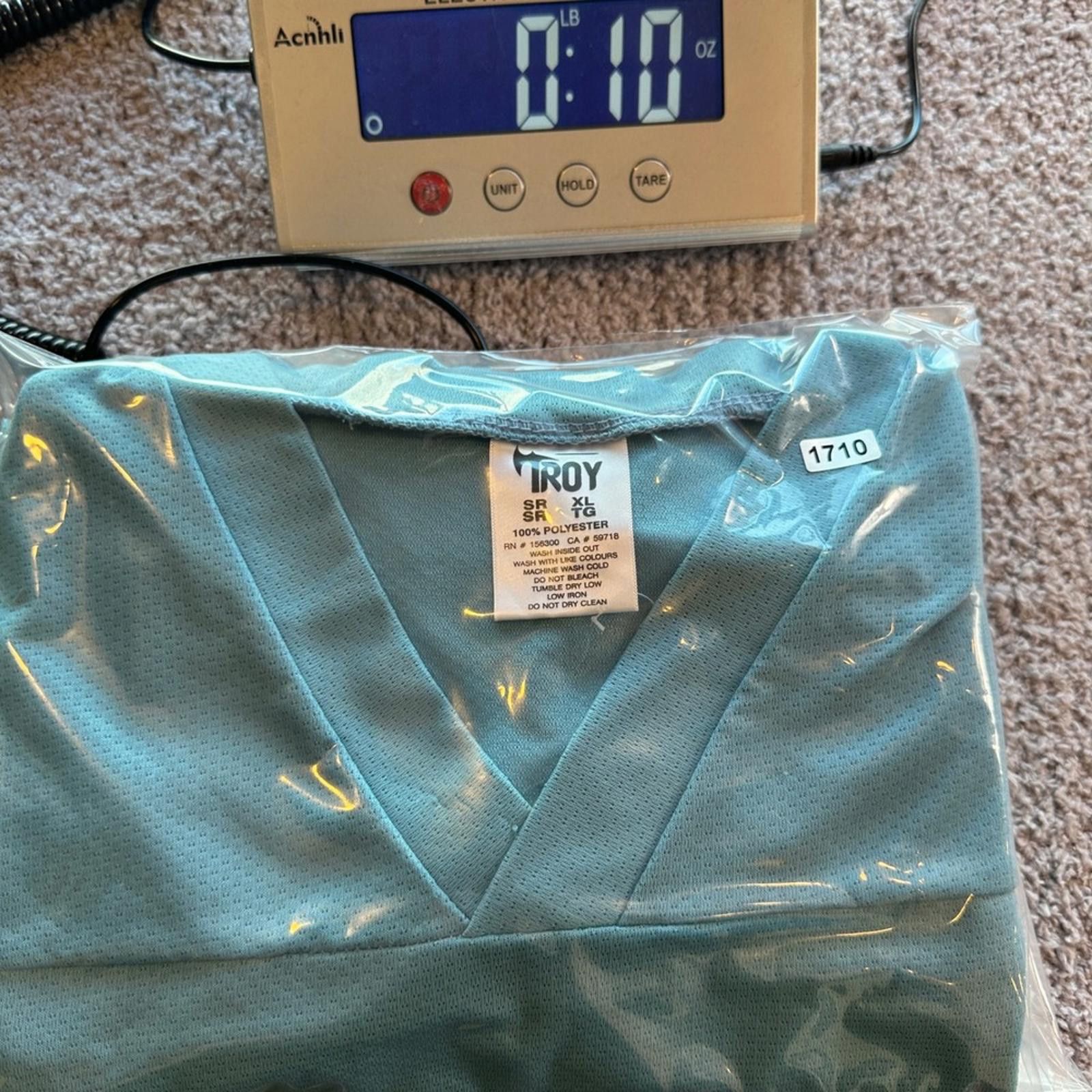Toyo Enterprises Hockey Practice Jersey XL Teal Athletic The Hockey Academy Size US XL / EU 56 / 4 - 6 Thumbnail