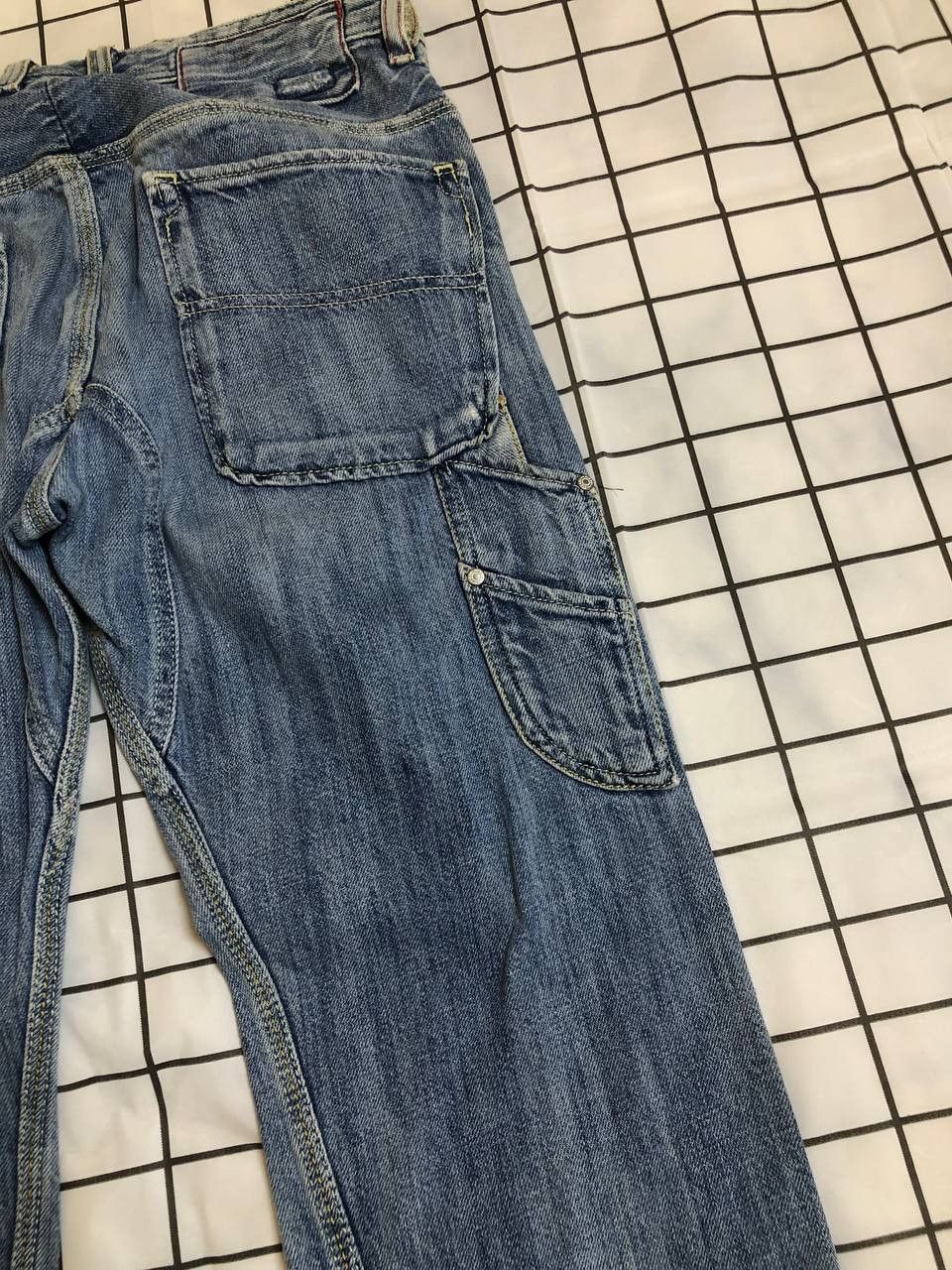 Diesel Diesel Jeans Mens Braddo Denim Straight Distressed Size US 30 / EU 46 - 22 Thumbnail
