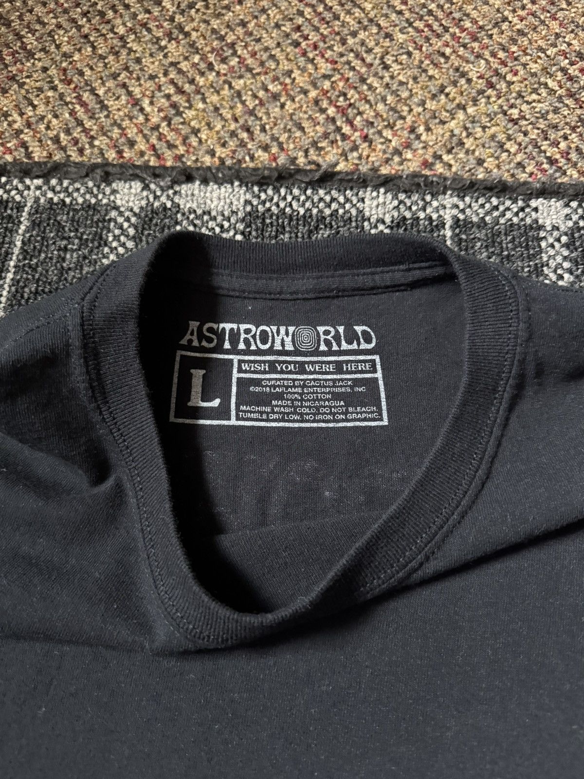 Travis Scott Travis Scott “Enjoy the Ride” 2018 Astroworld Tour Shirt Size US L / EU 52-54 / 3 - 3 Thumbnail