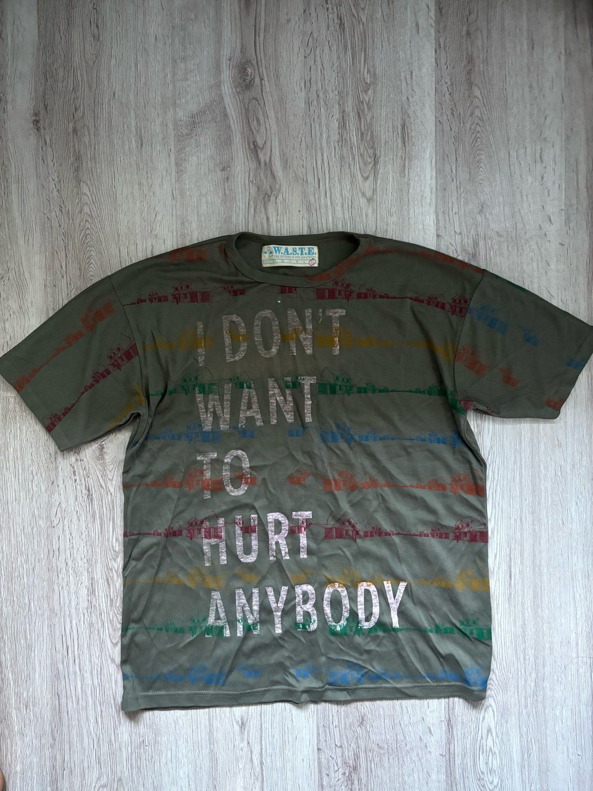 Other Rare vintage Radiohead W.A.S.T.E. Shirt Size US XL / EU 56 / 4 - 1 Thumbnail
