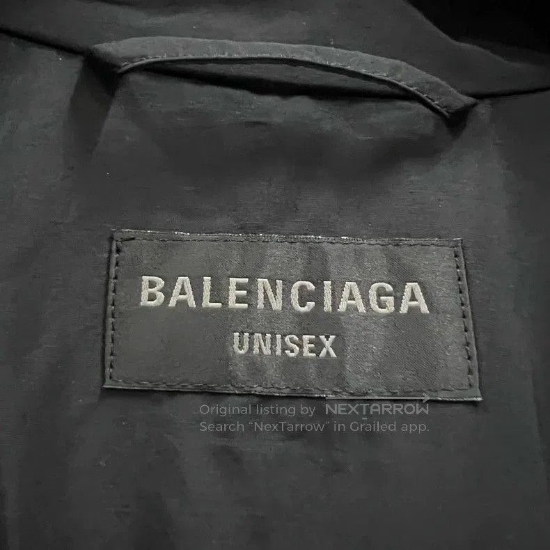 Balenciaga Balenciaga Black Embroidered Logo Jacket. Size US XS / EU 42 / 0 - 3 Thumbnail