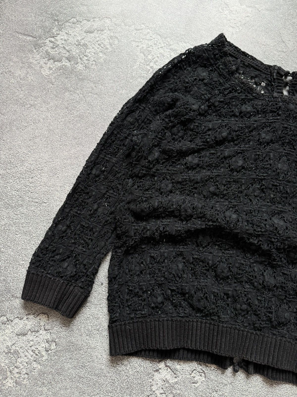 Isabel Marant × Isabel Marant Etoile × Vintage Isabel Marant 1 black mesh knitwear sweater long sleeve Size S / US 4 / IT 40 - 6 Thumbnail
