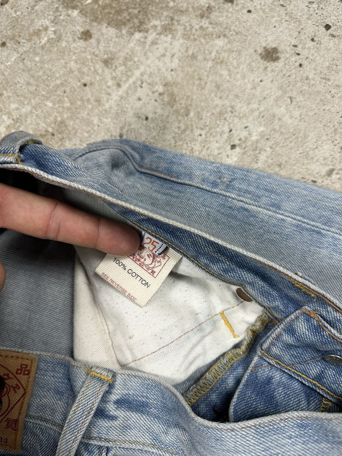 Evisu Vintage Evisu Blue Denim Shorts Lot 1006 Size US 28 / EU 44 - 11 Thumbnail